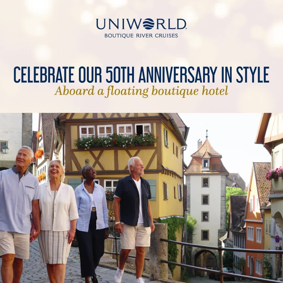In celebration of our 50th Anniversary, Uniworld is offering up to 30% savings on select 2026 sailings. Step onboard the world’s most luxurious river cruise ships where you're destinations come to life for unforgettable experience both onboard and onshore.
Don’t miss out on this incredible offer—book your sailing today! sawd1216@gmail.com(208) 720-7343
#beyondadventurestravel
