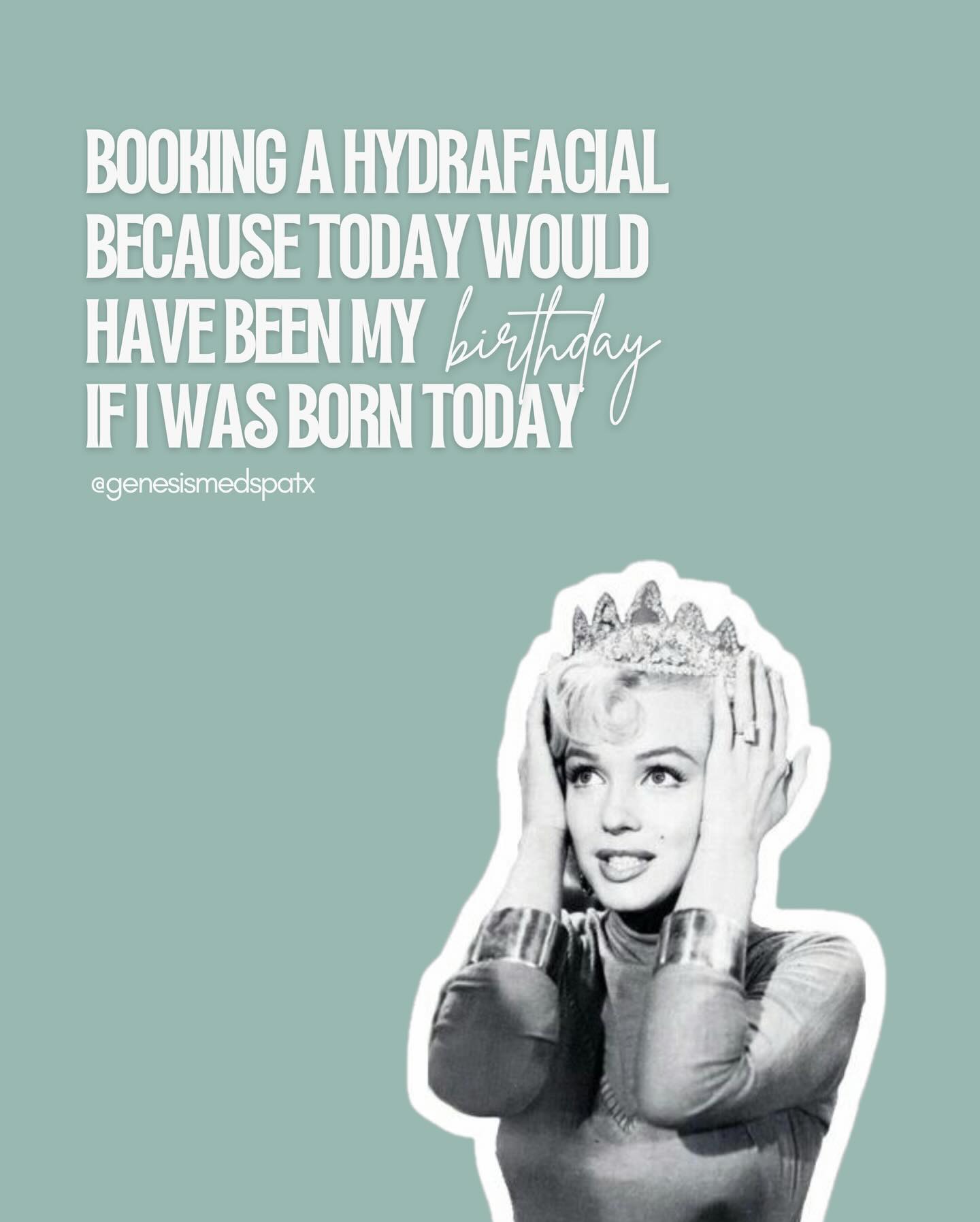 Happy Birthday!!!!😉🎉🪩
https://www.genesismedspatx.com/book-online