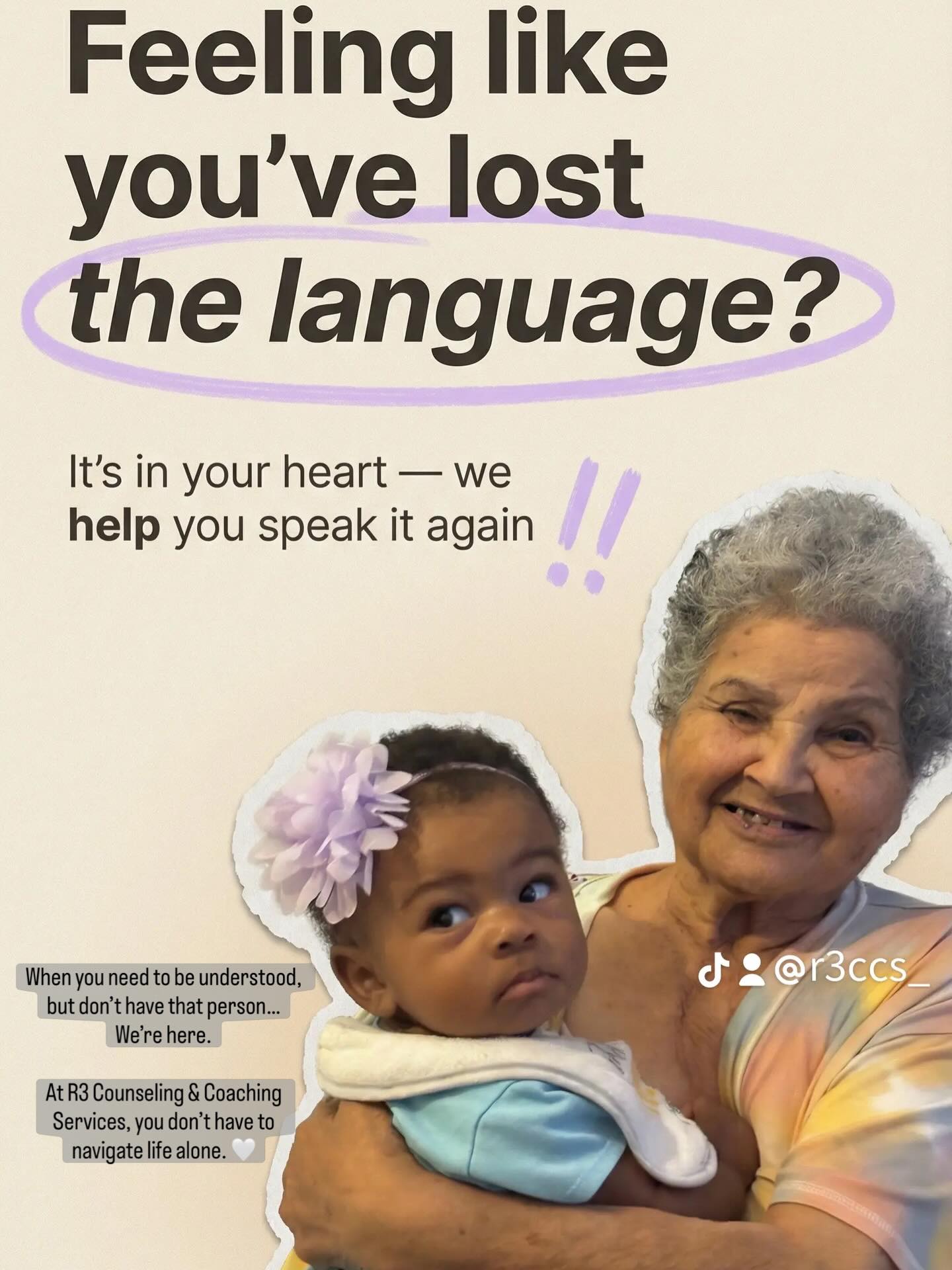 When you need to be understood, but don’t have that person…
We’re here.
At R3 Counseling & Coaching Services, you don’t have to navigate life alone. 🤍