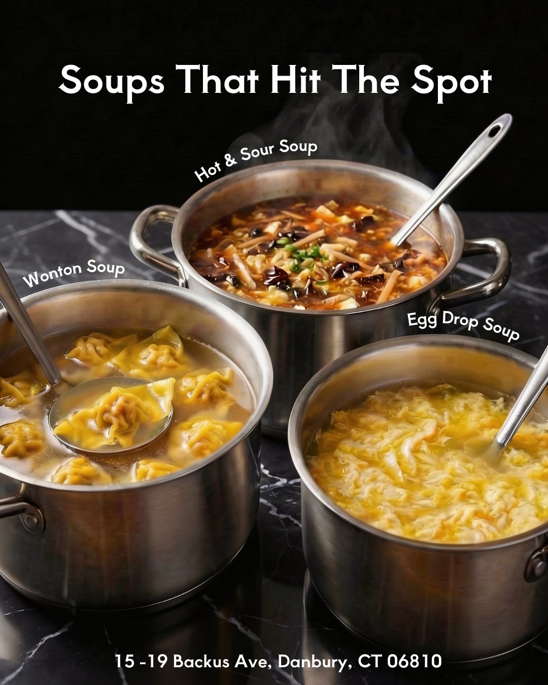Warm, comforting bowls made to satisfy. From wonton soup to hot & sour and silky egg drop, we’ve got the perfect soup to start your meal at Agogo.
📍Agogo Asian Buffet & Sushi | 15-19 Backus Ave, Danbury, CT 06810
📞(475) 370-2818
#agogobuffet #asianbuffet #danburyct #danburyeats #allyoucaneat #soup