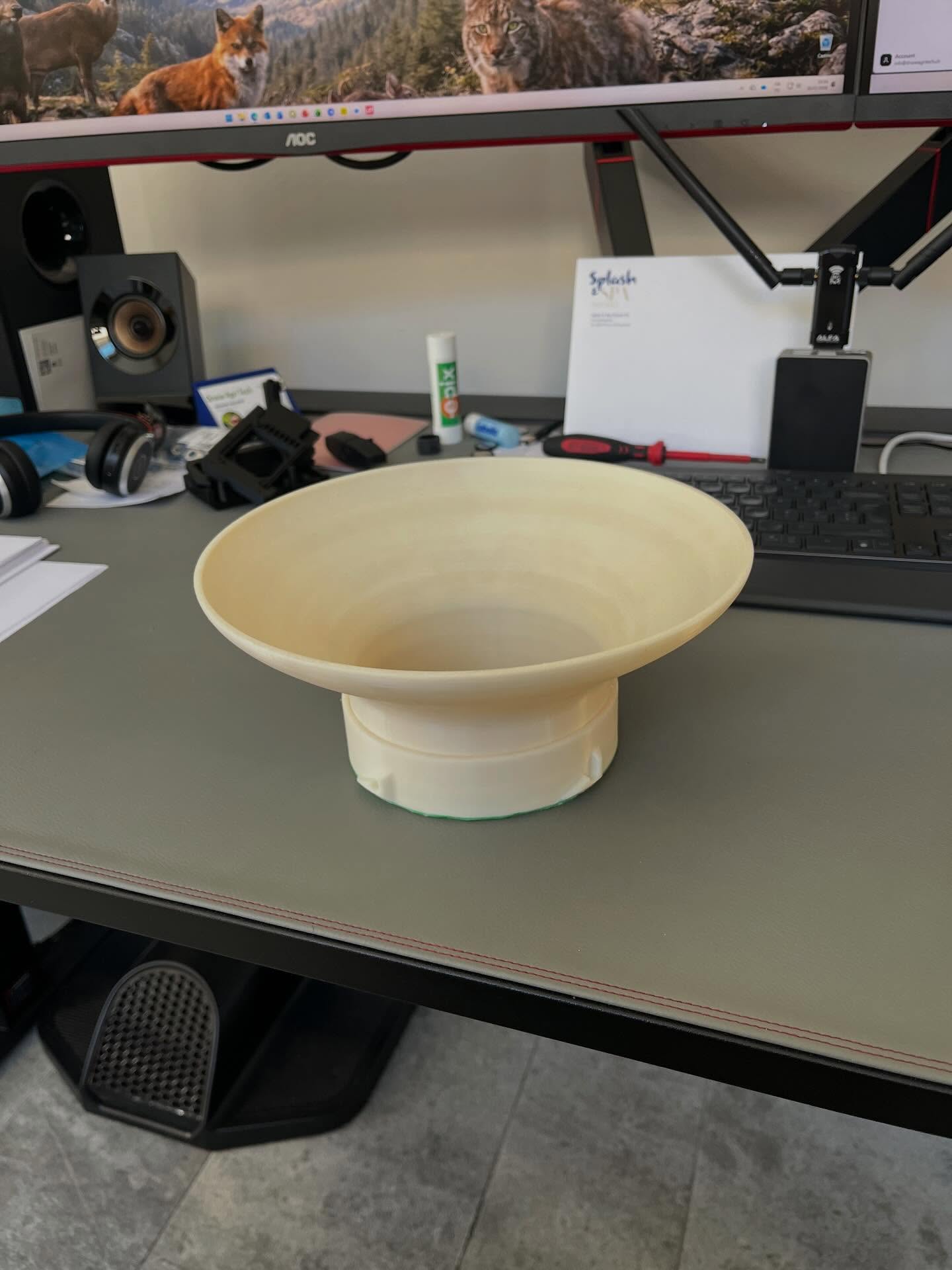 Perché non troviamo soluzioni solo per via aerea, ma ci occupiamo anche di stampa 3D, qui una modifica del rimorchio del drone agricolo per permettere la calibrazione per la distribuzione dei concimi.