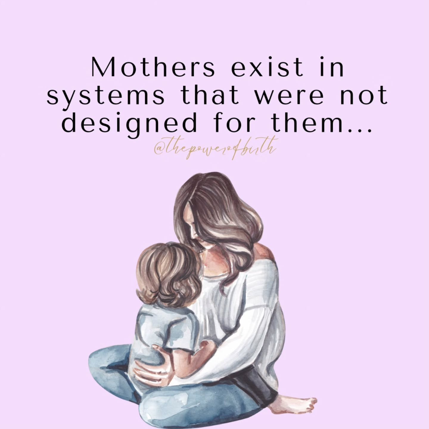 The reality that many of the systems shaping daily life were built around male bodies, male work patterns, and male life trajectories. Motherhood exposes that gap everywhere.
Workplaces
The modern workday was designed around a worker with no caregiving responsibilities.
Yet school hours often run 9–3, childcare is expensive or limited, and children get sick, have appointments, and need care that doesn’t neatly fit into a rigid 9–5 structure. When something gives, it’s often mothers who step back, go part-time, or absorb the flexibility.
Economic systems
Care work keeps families, communities and economies functioning yet most of it is unpaid and invisible in economic data. The planning, coordinating, organising, managing, preparing, responding, and regulating everyone around them. This labour is essential for families to thrive but it’s rarely acknowledged, measured, protected, or redistributed.
Healthcare systems
Maternal health care often prioritises the baby while postpartum recovery and maternal wellbeing receive far less attention and long-term support. 6 week check-ups, limited mental health screening, and the expectation that mothers will simply “bounce back” from one of the most significant physiological and psychological transitions a human body can experience.
Social expectations
Culturally, mothers are expected to work like they don’t have children and parent like they don’t have paid work. When the strain of these systems becomes visible through burnout, rage, anxiety, or overwhelm the response is usually around that individuals coping strategies and resilience but usually the issue is that the systems surrounding families leave them underresourced.
The caveat is that while these systems claim to support families, the responsibility for holding them together still largely falls on mothers.And when those systems fall short, it is mothers who are expected to absorb the strain.
#mentalload #motherhood #patriarchalmotherhood #ThePowerofBirth #PerinatalMentalHealth