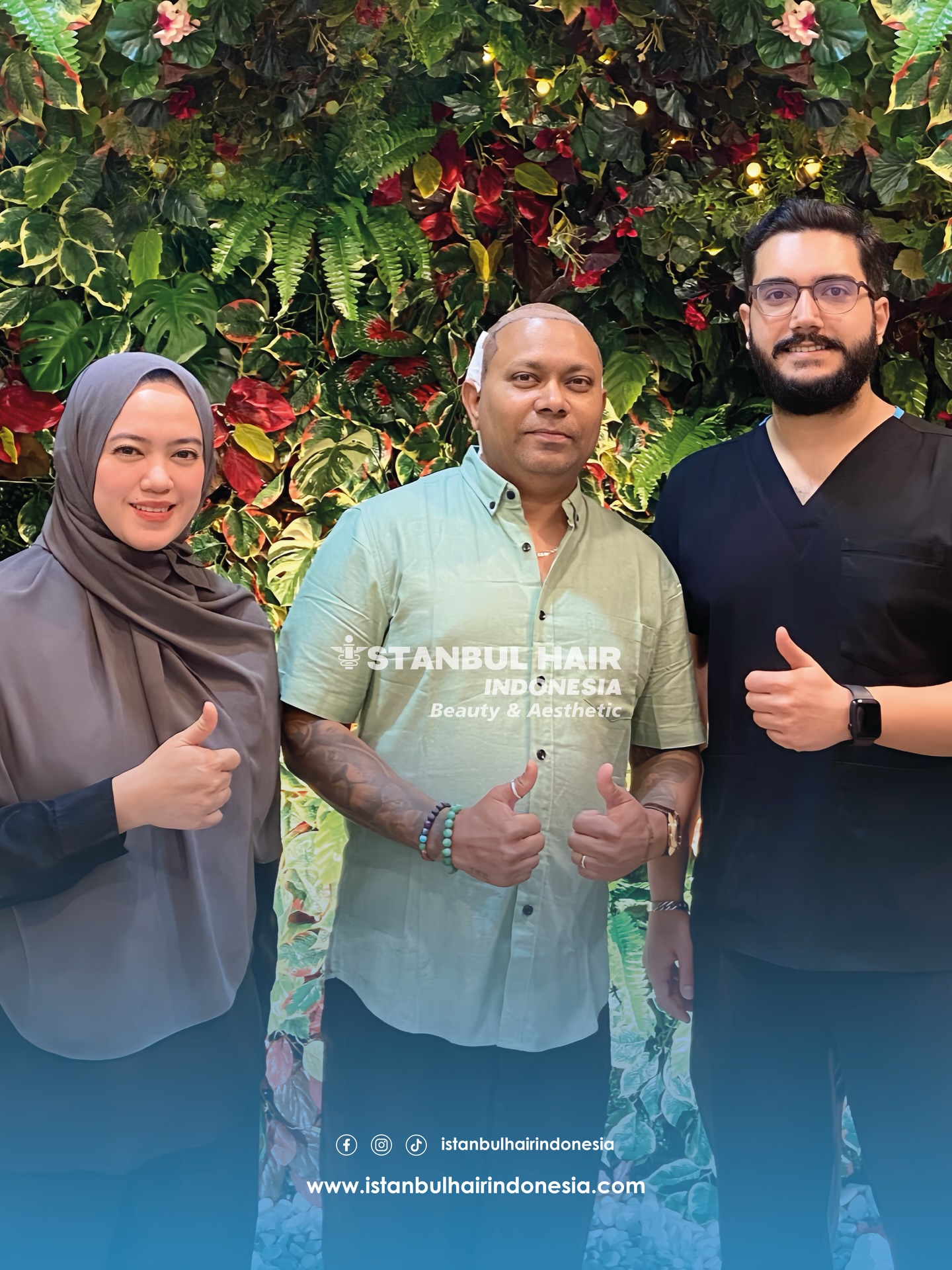 Pasien kami datang dari Australia untuk memulai perjalanan baru menuju rambut yang lebih penuh dan natural. ✨
Di Istanbul Hair Indonesia, setiap hair transplant dirancang secara personal untuk hasil yang natural dan presisi.
Terima kasih atas kepercayaannya.
—
Our patient traveled from Australia to begin a new journey toward fuller, natural-looking hair. ✨
At Istanbul Hair Indonesia, every hair transplant is carefully personalized for precise and natural results.
Thank you for your trust.
#IstanbulHairIndonesia #HairTransplantJourney #NaturalHairline #HairRestoration #HairTransplantIndonesia