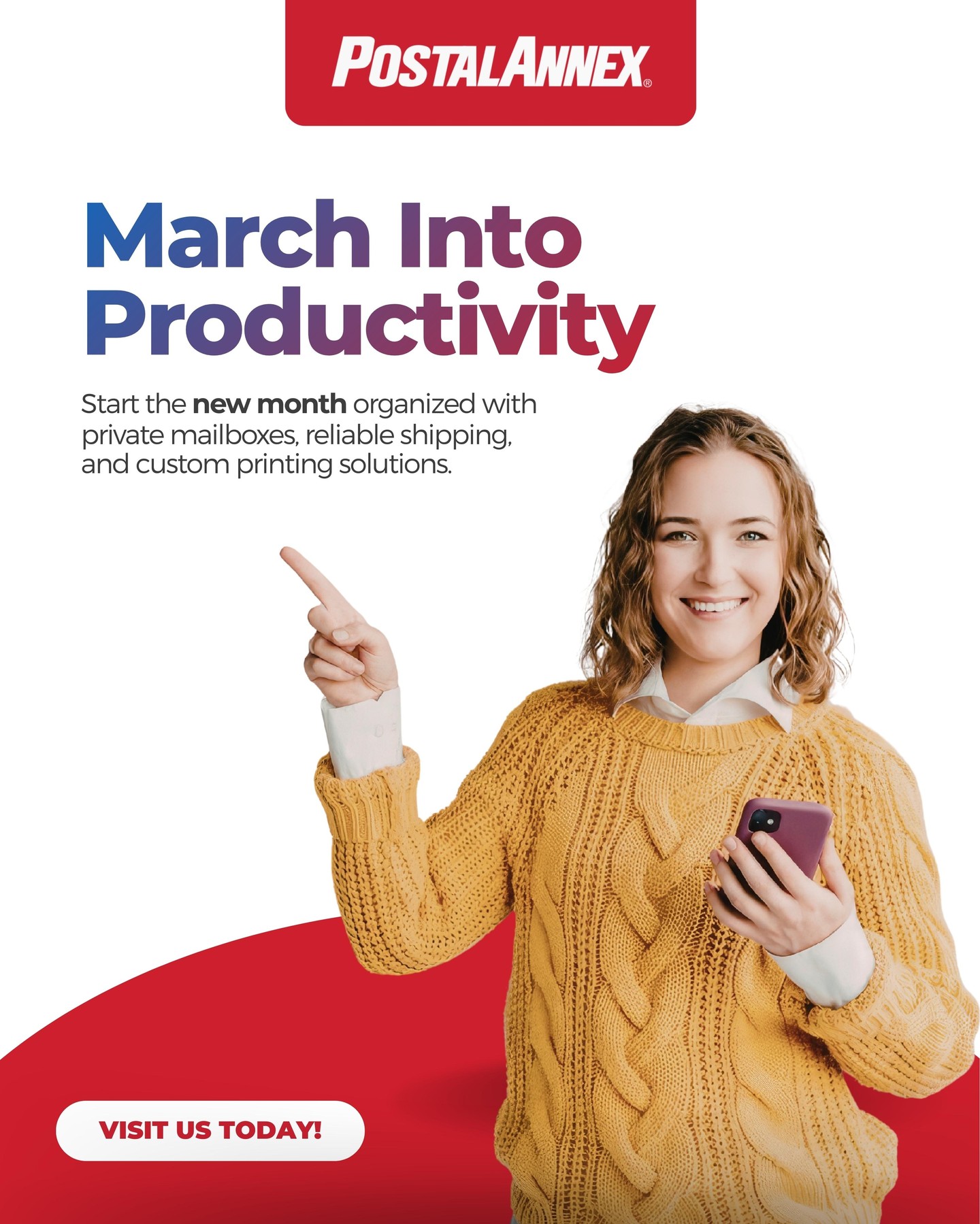Step into March with smarter solutions! 🌷
Start the new month organized and productive with private mailboxes, reliable shipping services, and custom printing that keeps your business and personal tasks on track. Let PostalAnnex help you simplify your to-do list and stay ahead all month long. 📦
📍 Visit us today and make March your most productive month yet!
#marchgoals #postalannex #productivity #shippingmadeeasy #customprinting #privatemailbox #organizedlife