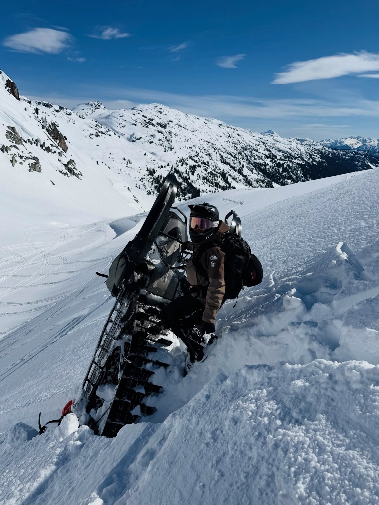 How does the saying go? If you aren’t getting stuck (when sledding), you aren’t trying hard enough? I think one of the greatest lessons of sport is the ability to navigate the feeling of failure. The humbling process of accepting the mistake made, and reframing the experience of defeat into a learning mindset. Present moment body awareness and the focus and determination to make the adjustments to improve. The mental training that happens in the mountains, in my opinion, translates into our day-to-day lives. 🤘