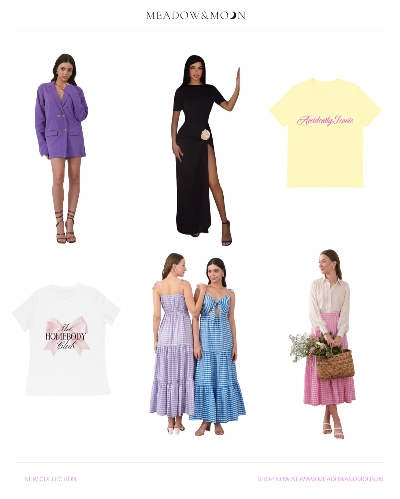 Outfits that feel like vacation ⨠get yours now š»www.meadowandmoon.in