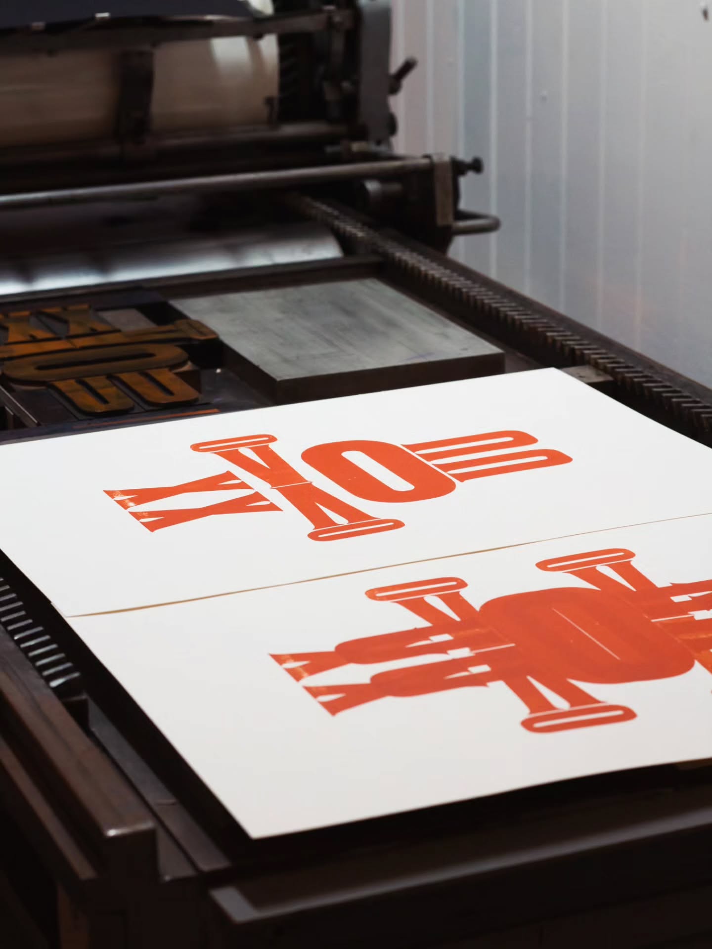 Making time for a little print play.
#letterpress #print
#woodtype #handprinted