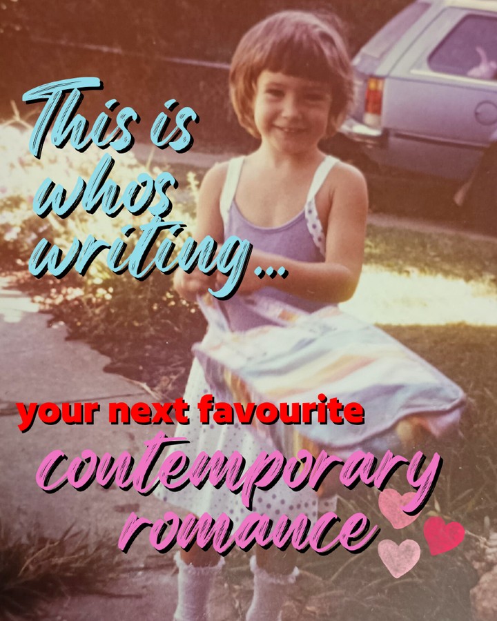 This is whos... writing your next favourite contemporary romance. If 4 year old me only knew she'd have numerous published books with more on the way...her mind would be BLOWN.
Thank you so much for your support of my little dream. I can't wait to share more with you.
#thisiswho #childhooddreams #contemporaryromance #romancewriter