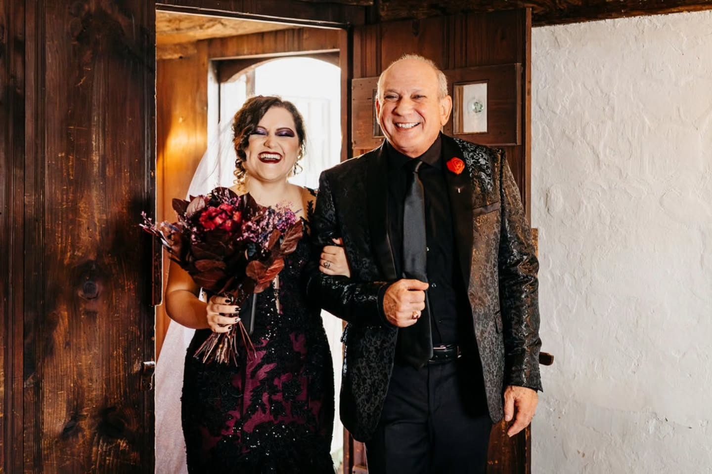 More photos from Tess & Sebastian's handfasting! 🪢 This couple traveled from Indianapolis to Salem with their families for a deeply personal ceremony at the House of the Seven Gables. From start to finish, their ceremony was all heart and full of happy tears! I shared their beautiful Love Story - including their very first date at a Ren Faire - and we even gave a shout-out to their five amazing cats. They exchanged personal vows (there wasn’t a dry eye in sight, including mine), then sealed everything with a handfasting before slipping rings onto each other’s hands with full hearts. Surrounded by their loved ones and that unmistakable Salem magic, Tess & Sebastian created a wedding day that was enchanting, emotional, and completely, beautifully them. 🖤
📸 @caseyhillphotography
💄 @wickedmakeupboston
💒 @h7gables
#salem #salemmassachusetts #alternativewedding #nontraditionalwedding #handfasting
