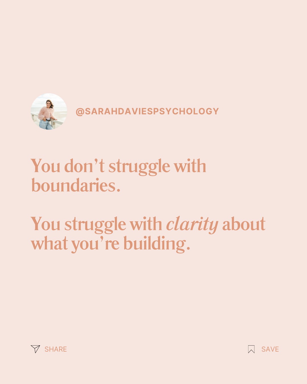 Most boundary problems are actually clarity problems.
You can’t protect what you haven’t clearly defined.
If you don’t know what your ideal week looks like…
If you haven’t decided what revenue target actually matters…
If you haven’t factored in your energy, your family, your nervous system…
Of course the boundary feels hard to implement.
Because you’re defending something vague.
When I work with women in business, we don’t just talk about saying “no”.
We zoom out.
We define the vision.
We get clear on the life and leadership identity they’re building.
Then we reverse engineer the structure.
That’s when the boundary becomes obvious.
Not aggressive.
Not defensive.
Aligned.
Strong boundaries aren’t personality traits.
They’re leadership skills.
And they’re built from clarity - not guilt. Not resentment.
I have a few private 1:1 business coaching spaces opening in March.
If you’re building something meaningful but feel like your current way of operating isn’t sustainable, send me a message and we can explore whether it’s the right fit.