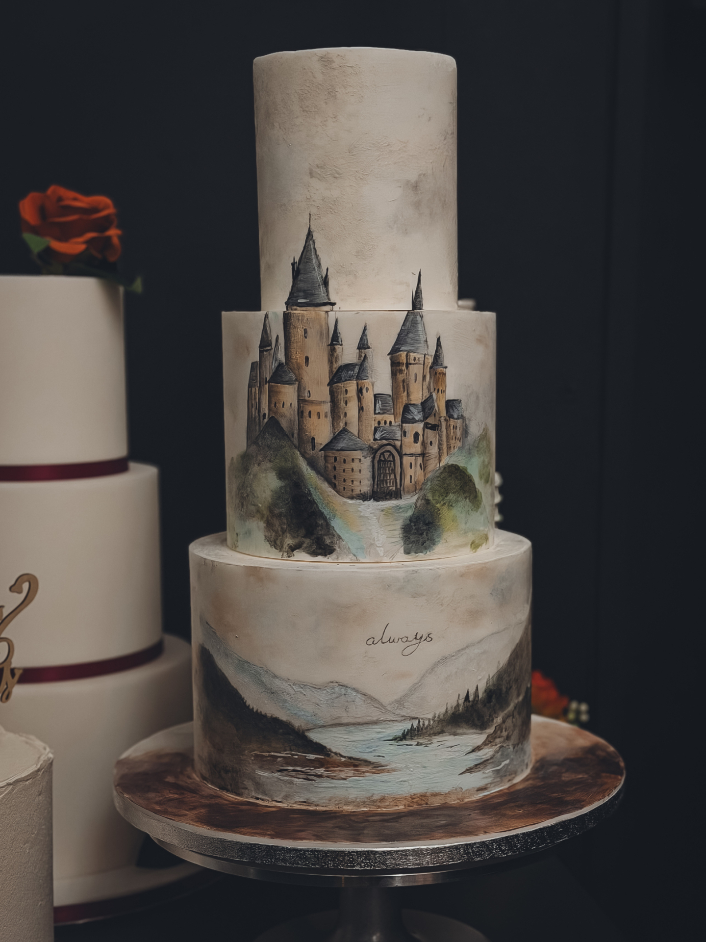 Calling all painted cake lovers 🎨✨
There’s something so special about turning a cake into a canvas. This hand-painted design features a beautiful castle scene with a soft landscape wrap and a subtle “always” detail, making it the perfect choice for couples who want something a little different for their wedding cake.
Every brushstroke is painted by hand, creating a truly bespoke centrepiece that tells a story as well as tasting incredible.
If you’re dreaming of a hand-painted wedding cake, I’d love to create something unique for your day.
📅 Now booking 2026 & 2027 weddings
🔗 View more in the portfolio:
https://www.kimberlyjaynecakedesign.co.uk/portfolio
Get in touch to start designing yours. 😊
#handpaintedcake
#paintedcake
#weddingcakeart
#artisticcake
#luxuryweddingcake