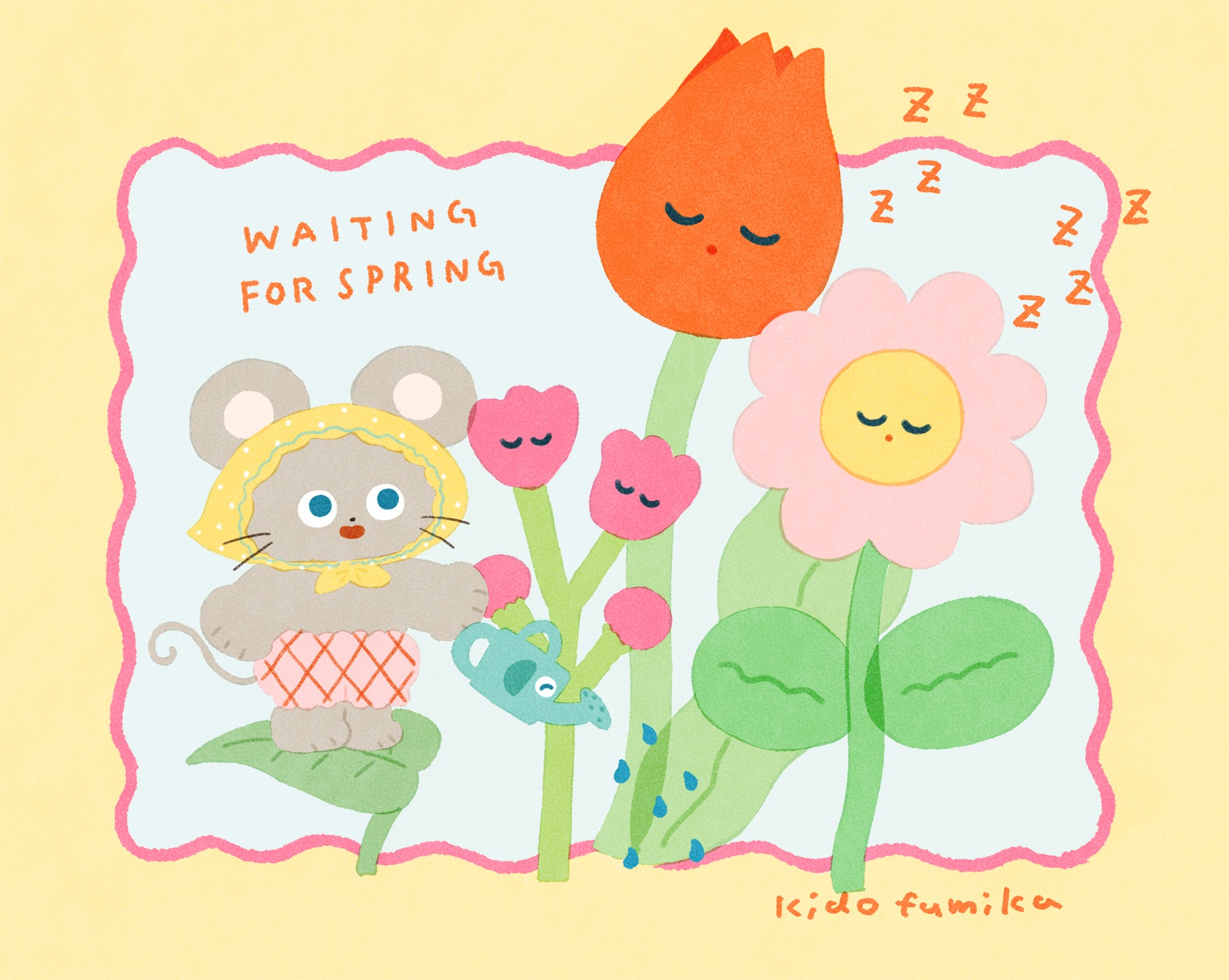 .
.
.
春 が く る ま で も う す こ し 💐
#illustration #illust #ill #spring #イラスト#春#flower #花