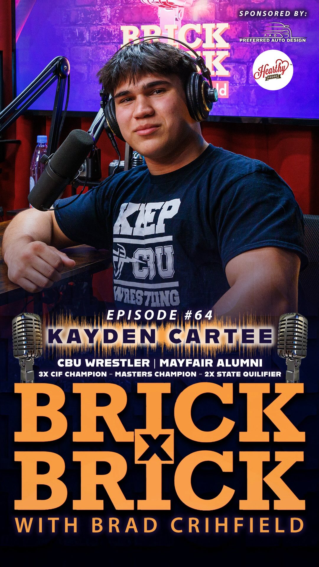 Wrestling is under attack!
Mayfair alum and 3x CIF Champion Kayden Cartee @kaydencartee joined me on the pod to talk about the controversy surrounding the CBU wrestling program and why he believes wrestling is under attack across the country.
More clips and the full conversation on YouTube.
Subscribe to BXB Podcast and follow @bxb.podcast for more.
Thank you to our sponsors
Hearthy Foods @hearthyfoods
Preferred Auto Design @visitthepad