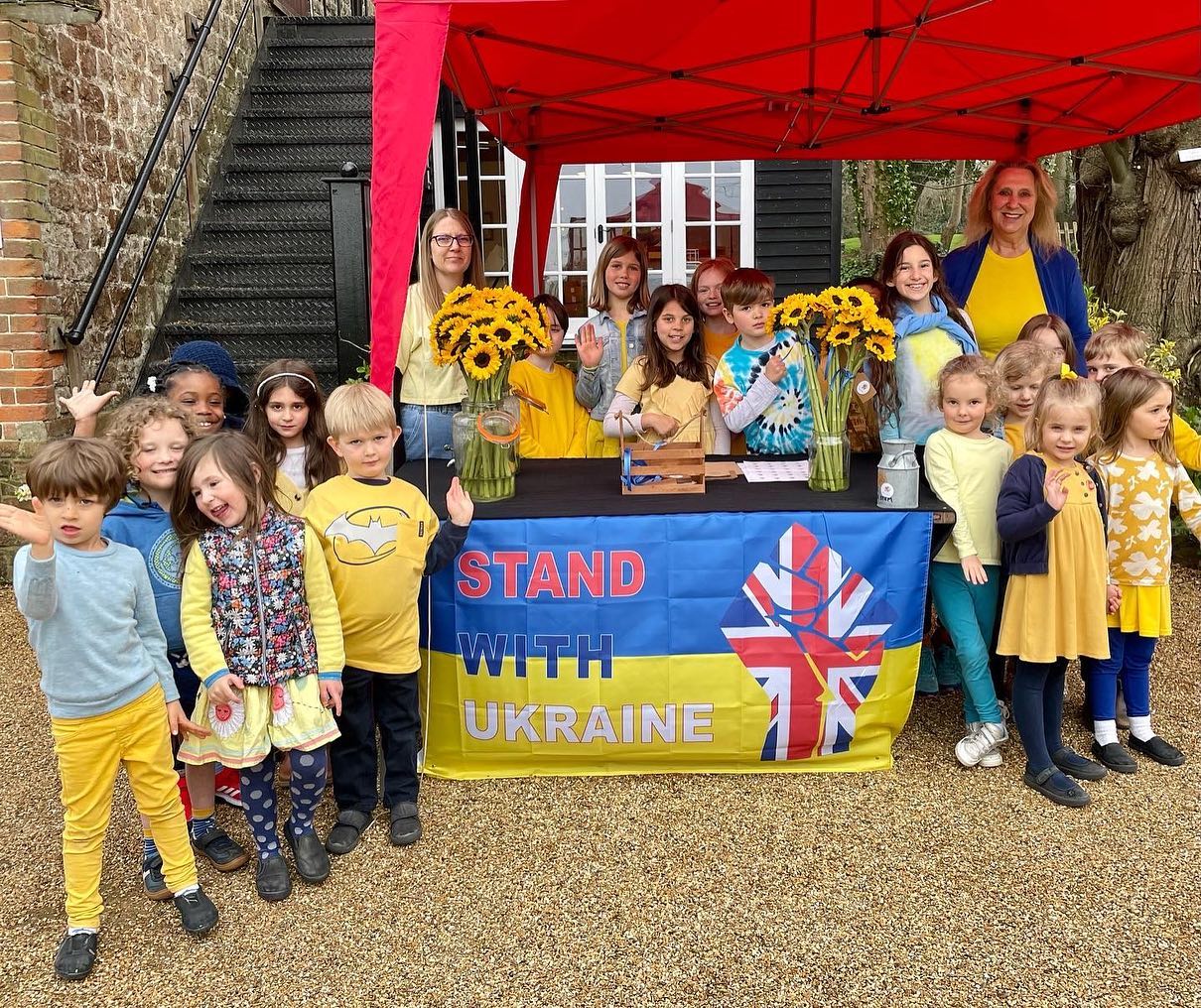 Standing with Ukraine - we had cake, sunflower and bracelet sales, Blue and Yellow day, filled, labelled and transported boxes… everyone helped…
#montessorischool #montessorinursery #montessorikent #montessoritunbridgewells