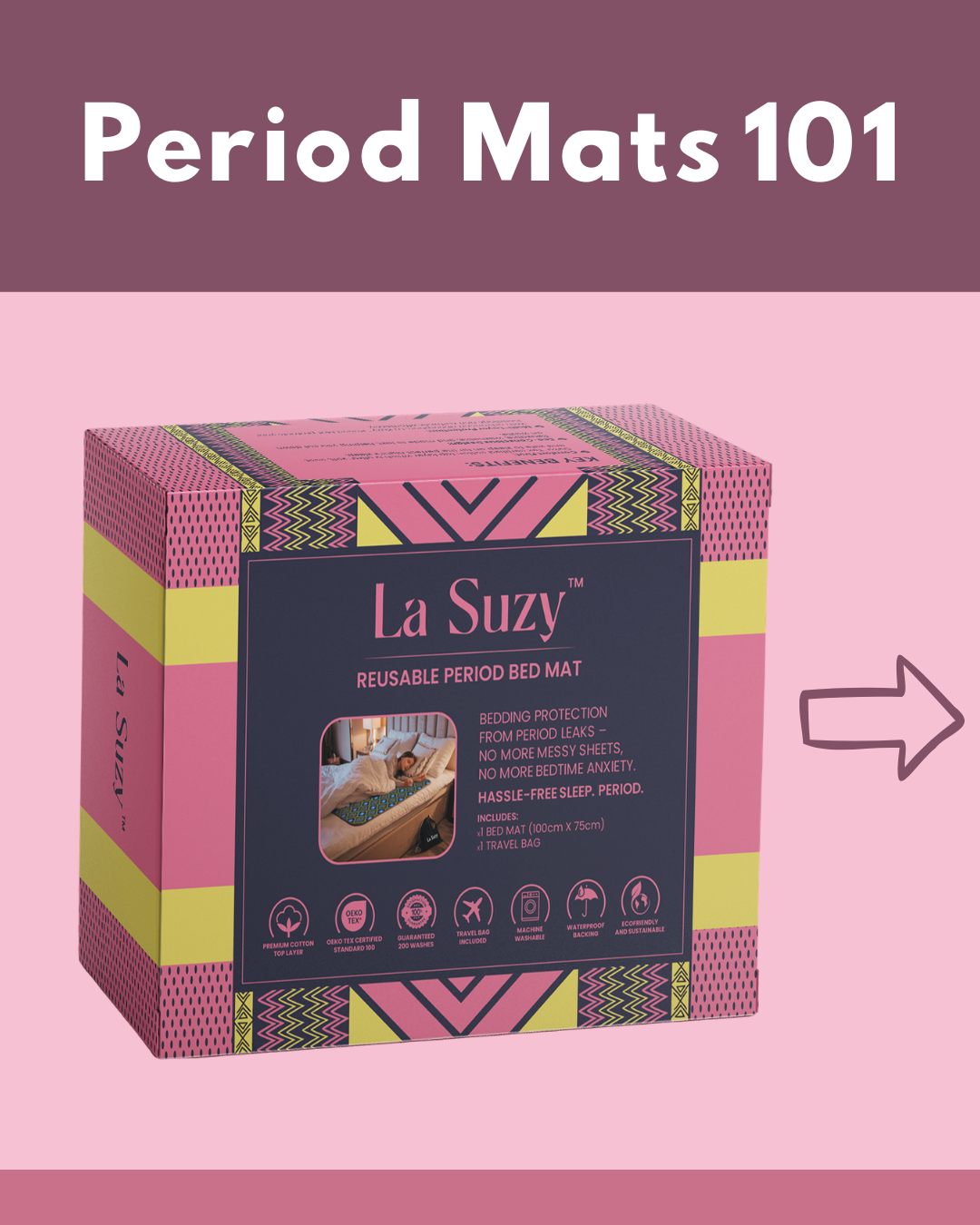La Suzy's Period Mat offers:
🩸 Leak-proof protection
🩸 Stress-free sleeping
🩸 Reusable & eco-friendly methods for menstruation
🩸 A machine washable & long-lasting product
🔗 Shop now:
https://www.lasuzy.co.uk/ or follow the link in our bio!
#Periods #PeriodInequality #MenstrualJustice #PeriodEducation #LaSuzy
