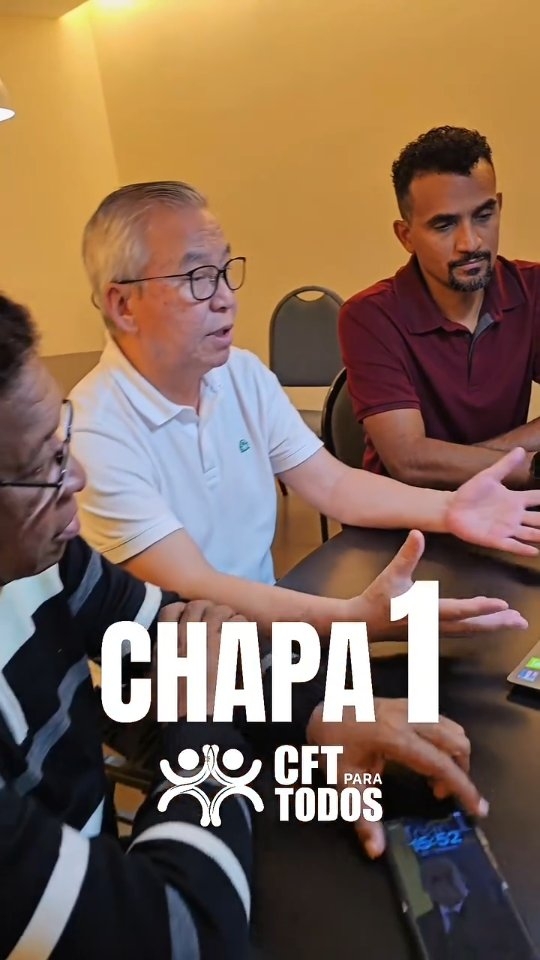 🤝 Chapa1 | CFT PARA TODOS
👊 Uma chapa de técnicos para técnicos!
Começamos hoje uma caminhada com o propósito de fortalecer o Sistema CFT/CRTs, valorizar a profissão técnica e defender a sociedade com responsabilidade.
Até os dias 21 e 22 de maio, queremos dialogar com técnicos e técnicas de todo o Brasil, em um momento decisivo pra nossa categoria.
Acompanhe nossa campanha, com respeito, propostas e compromisso com a profissão.
#CFTParaTodos #Chapa1 #TécnicosIndustriais #ProfissãoTécnica #ValorizaçãoProfissional