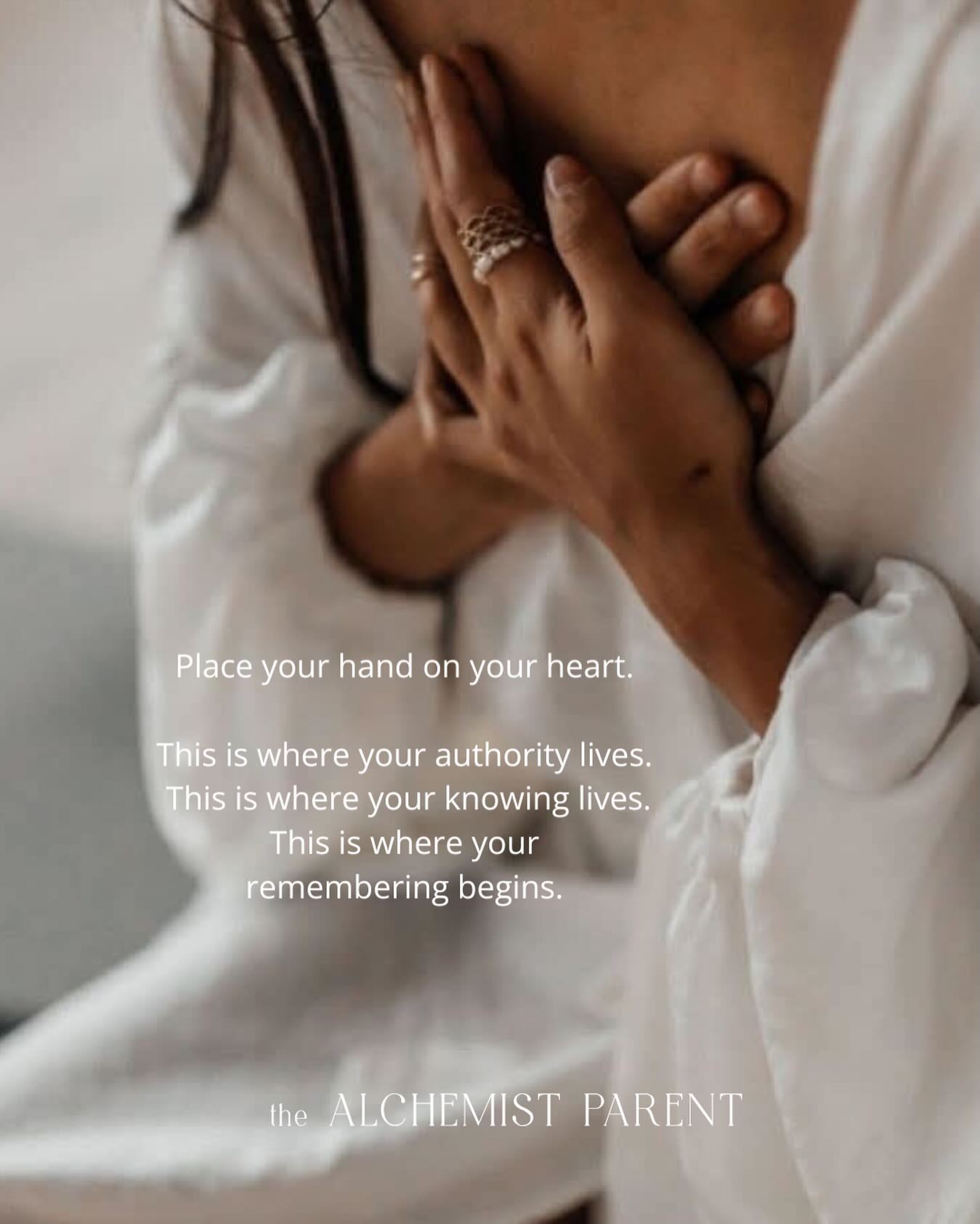 Motherhood asks so much of us… the visible work and the invisible labor that no one applauds. In the giving, the planning, the making, the holding of everything and everyone, it’s so easy to drift away from yourself.
It’s easy to forget.
Remember - before you are a schedule, a caretaker, a manager of everyone’s needs YOU ARE A WOMAN WITH INNER AUTHORITY.
Come back to her. Remember her.
Reclaim yourself - not by doing more, but by listening inward first.