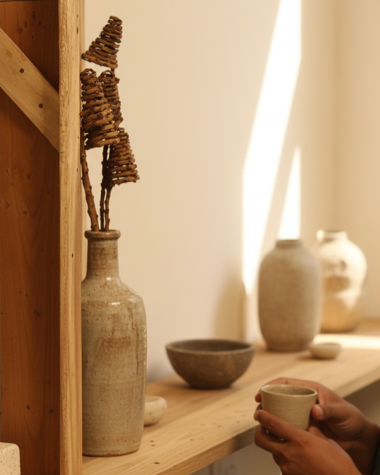 Sometimes all a space needs is a touch of nature.
These dried stems bring texture, warmth, and a calm presence — perfect for slow mornings and peaceful corners.
#natureinspired #driedbotanicals #interiorcalm #slowdecor #earthyinspired