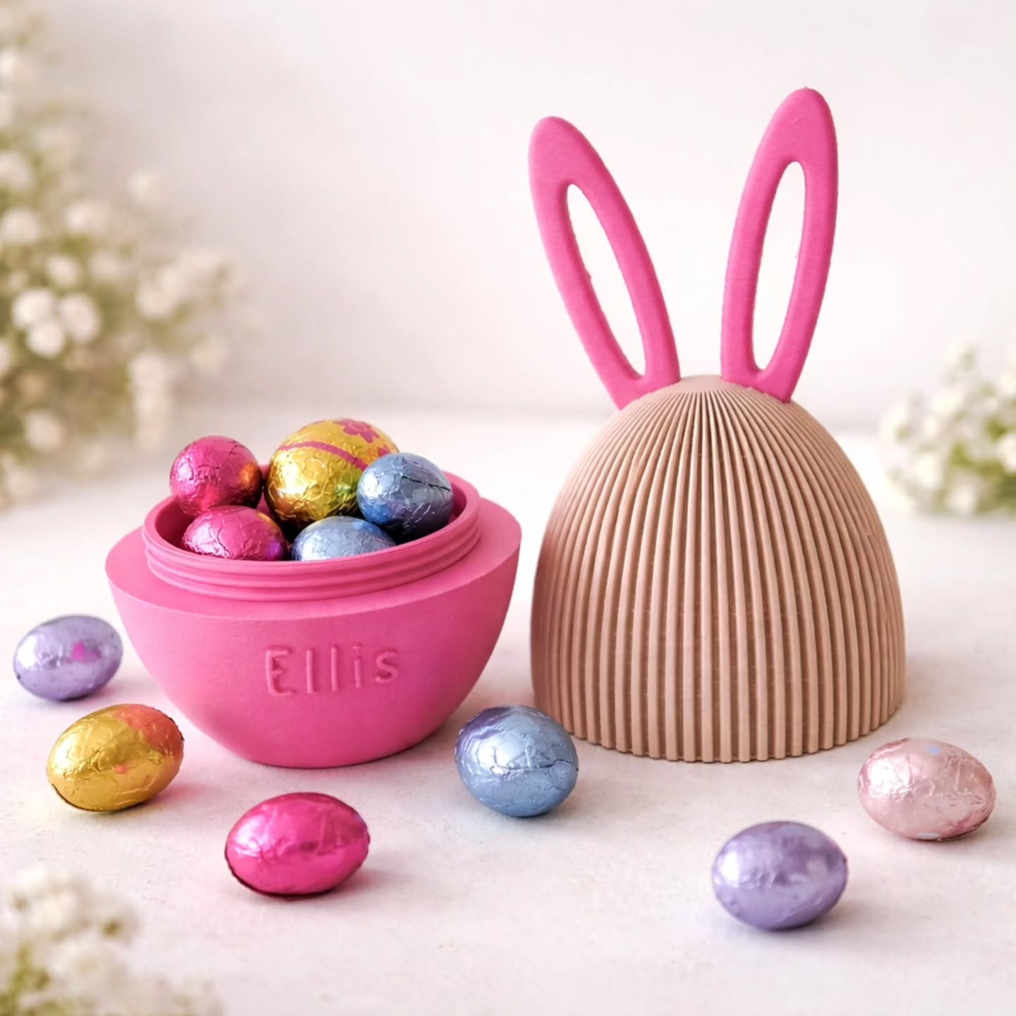 🐣✨ Maak Pasen magisch! ✨🐣
Op zoek naar een persoonlijk én verrassend paascadeau? Dit unieke 3D-geprinte paasei maakt het feest extra speciaal! 💖
Met de naam van jouw kind erop is het écht van hen… en het allerleukste? 👉 Het kan open!
Vul het met paaseitjes, kleine schatten of geheime briefjes en laat de ontdekking beginnen. 🎁🌷
🌱 Gemaakt van PLA – stevig én milieuvriendelijk (biologisch afbreekbaar en veilig voor speelplezier)
✍️ Gepersonaliseerd met naam
🥚 Open te maken om iets leuks in te verstoppen
🎨 Verkrijgbaar in vrolijke kleuren
💥 Actie! Nu 20% korting 💥
Wees er snel bij en bestel via de link in bio 👆✨
Een vrolijk, persoonlijk én praktisch paascadeau – klaar om te ontdekken! 💕
#Pasen #Paascadeau #Gepersonaliseerd