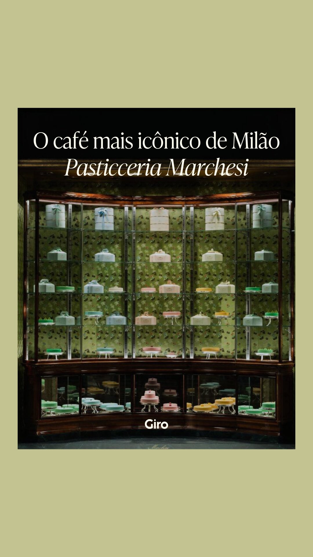 A Pasticceria Marchesi é uma das confeitarias mais icônicas e históricas de Milão, e celebrou 200 anos recentemente ☕️🍰
A sede original preserva até hoje a decoração clássica que atravessa gerações. Hoje, a marca faz parte do grupo Prada e também está presente na Galleria Vittorio Emanuele II e no Quadrilatero della Moda.
Uma parada elegante e imperdível durante as caminhadas por Milão.
Quer descobrir os clássicos da cidade do jeito certo? Fale com a Giro 🧡
#pasticceriamarchesi #cafesemmilao #dicasdemilao