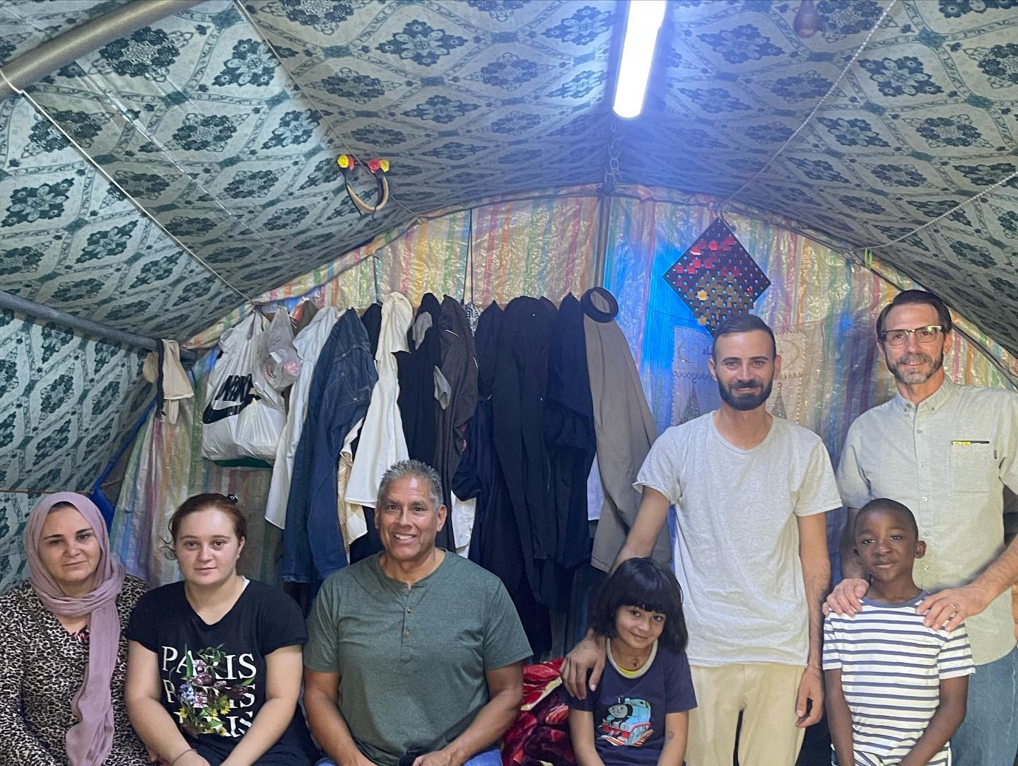 Our friends Chad and Steve Waging Peace in the refugee camp! #n2n_wagingpeace #n2n_ashtirefugeecamp