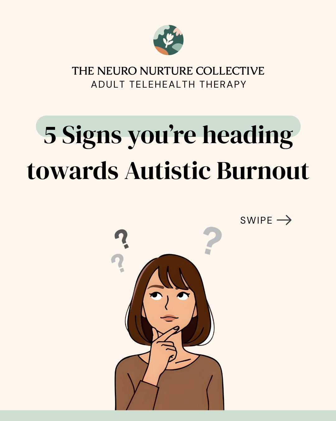 Autistic burnout builds slowly, and can sometimes be hard to notice creeping up on you (hello, interoception? are you there!). It often doesn’t start with a dramatic collapse, it starts with subtle shifts that can be explained away as tiredness, a bad week, or perceived as “just being lazy.”
Especially if you’ve spent years masking, your baseline for “normal” might already be a state of significant strain. Which makes it even harder to notice when things are starting to slip.
These are some of the signs we see most often. Swipe through, and if it resonates - save this for later or send it to someone who might need it.
Full blog post with more detail + what to do about it linked in bio.
#autisticburnout #autism #neurodivergent #audhd #actuallyautistic #autisticadult #lateautismdiagnosis #neurodiversityaffirming #autisticwomen #adhdinwomen #burnout #masking #executivefunction #telehealthaustralia #onlinetherapy
