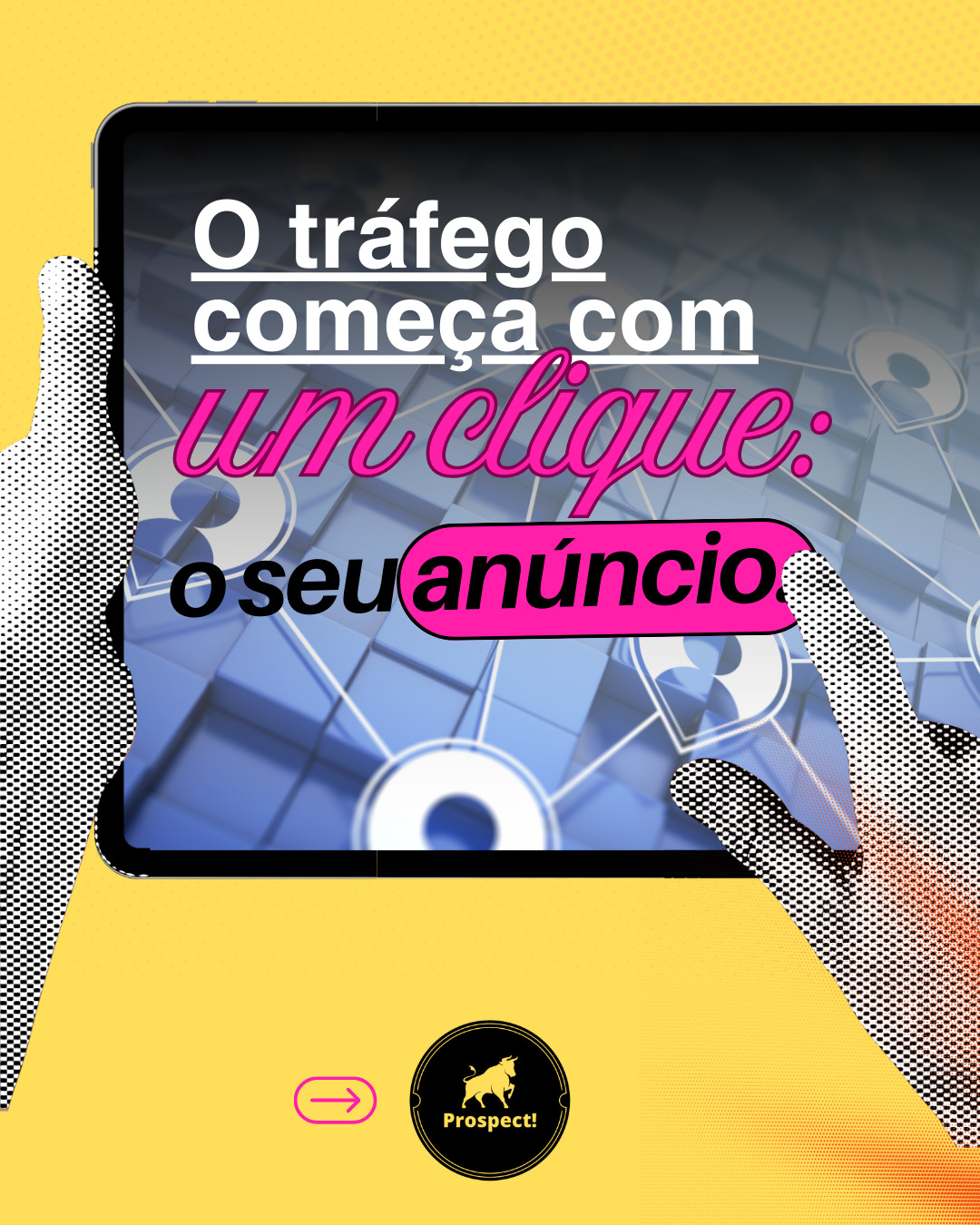 🚀 O TRÁFEGO COMEÇA COM UM CLIQUE: O SEU ANÚNCIO
De nada adianta orçamento infinito se seu anúncio não provoca o clique. O usuário passa rolando o feed em segundos. Seu conteúdo precisa parar o dedo, despertar curiosidade e entregar valor na hora certa.
Um anúncio estratégico não é só bonito — é relevante. Ele fala com a dor certa, no momento certo, com a oferta certa.
Ou seja, antes de pensar em alcance, pense em conversa.
👉 E eu tenho uma dica prática para você aplicar agora:
Olhe para seu último anúncio e responda: se você fosse seu cliente, clicaria nele? O título gera curiosidade? A imagem comunica rápido? O texto fala de benefício ou só de característica?
Conte pra mim: qual foi a última vez que você analisou seu anúncio com olhar de cliente?
Se seus anúncios não convertem, talvez o problema esteja no primeiro clique.
📱 Entre em contato pelo link da bio e agende uma conversa com a Prospect Conectando.
📍 Prospect Conectando | Estratégia e Performance
⠀
Anúncio que não clica, não vende. A gente cria os dois.
#ProspectConectando #TráfegoPago #Anúncios #Copywriting #Conversão #MarketingDigital #Performance #Resultados