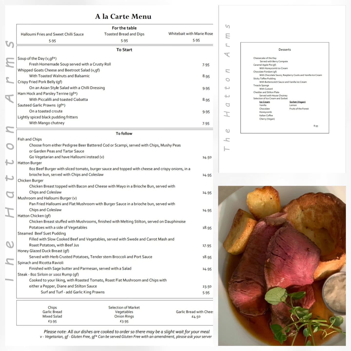 Friday is here, the sun is shining and it's the weekend
We have tables free tonight for dinner, why not join us, give us a call 01536 770268
We also have tables free for Saturday evening and Sunday lunch.