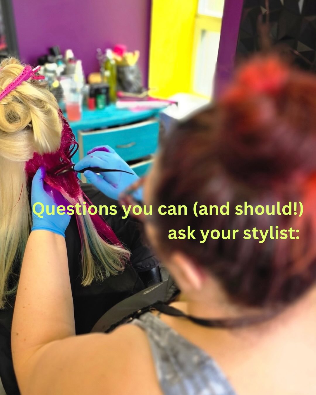 This is YOUR appointment! Ask whatever to like and make sure you are getting quality care and service that feels right for YOU🫶🏼
*the answer to the last question is always yes 🐽*