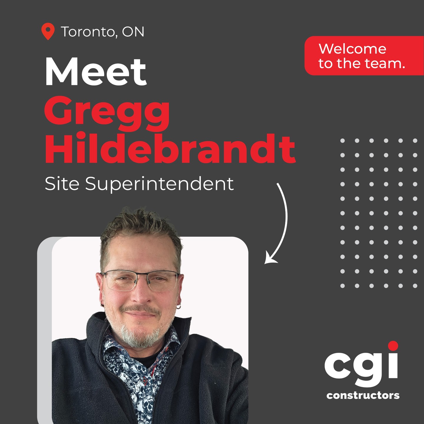 Please join us in welcoming Gregg Hildebrandt as Site Superintendent and Puneeta Manhas as Project Coordinator to our Toronto office. We’re excited to see our Toronto team continue to grow — welcome to CGI!
#CGIConstructors #NewTeamMember