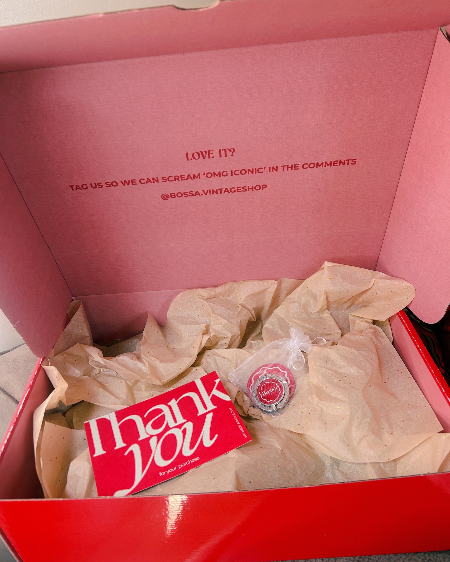 Another Bossa Box going out to a very special client! Sending these beauties off to their new lives with amazing Bossers is genuinely the best part of our day 💖