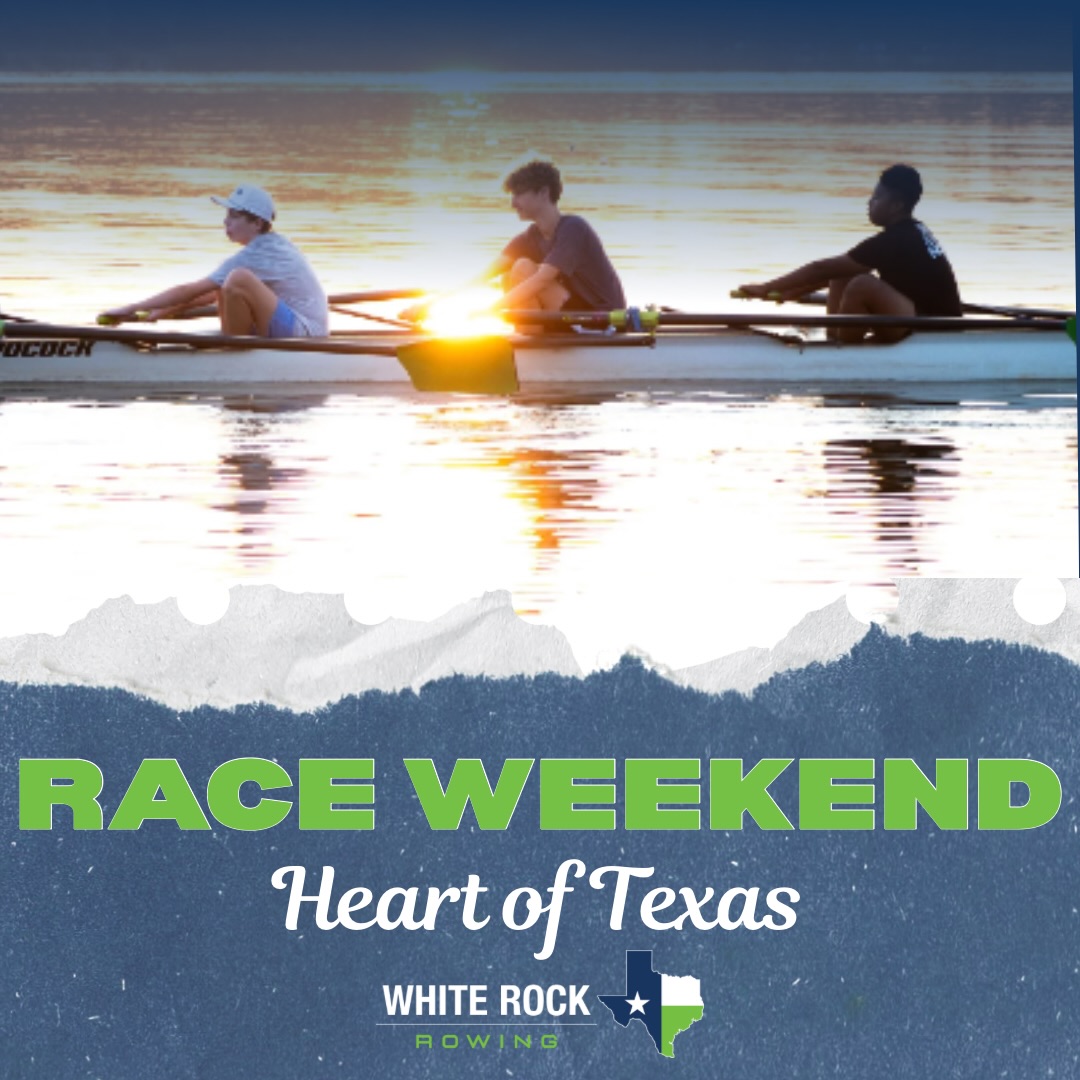 We are so excited to be back on the water battling.
See you at Heart of Texas this weekend in Austin.
Row White Rock Row!