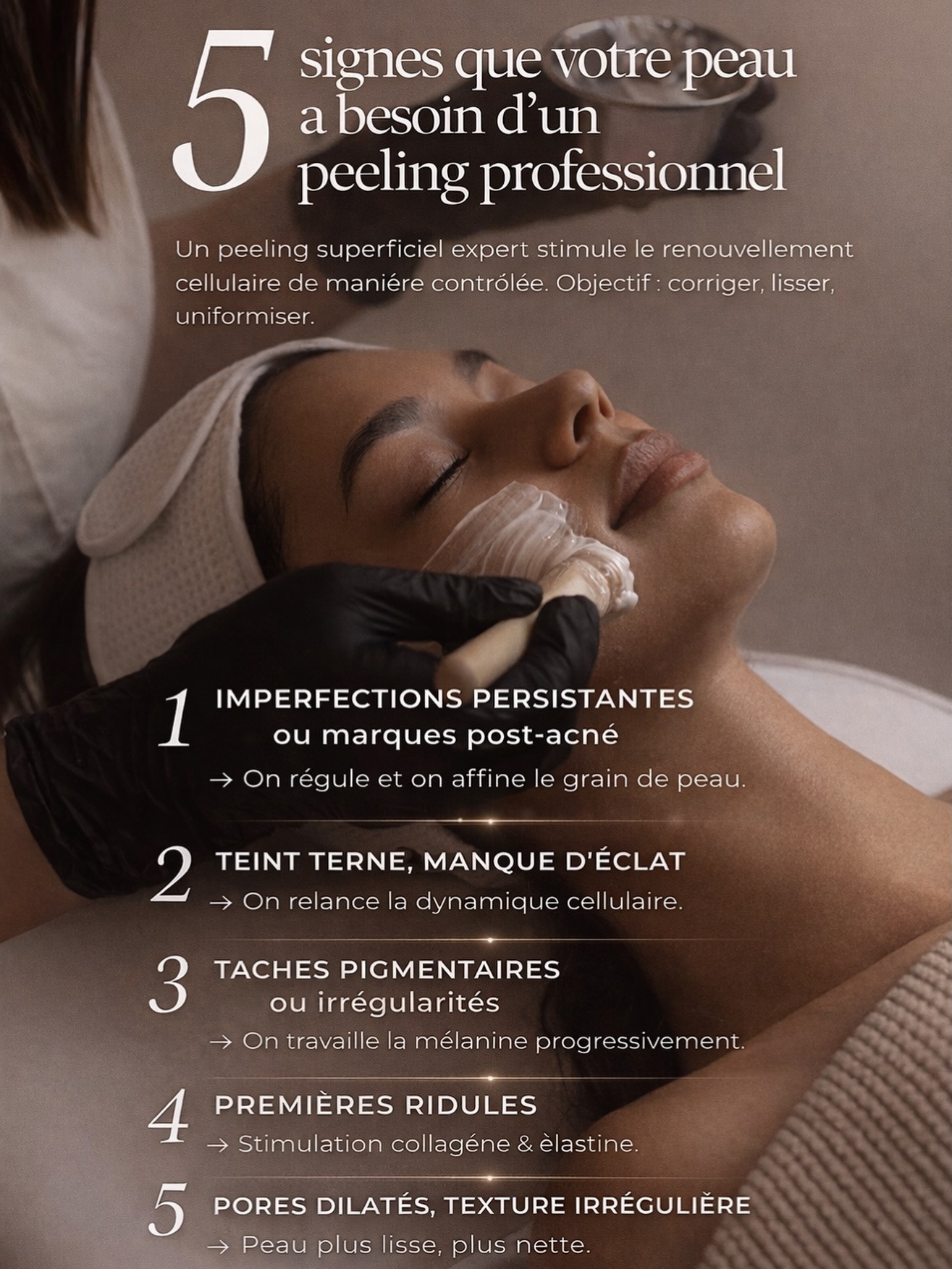 ✨ La saison des peelings est ouverte✨
Non, on ne “décape” pas la peau.
Un peeling superficiel professionnel stimule le renouvellement cellulaire de manière contrôlée.
Objectif :
✔️ Lisser le grain de peau
✔️ Uniformiser le teint
✔️ Atténuer les taches
✔️ Réduire les imperfections
✔️ Stimuler collagène & éclat
Ce n’est pas un soin agressif.
C’est une stratégie de régénération cutanée.
Chaque protocole est personnalisé selon votre peau et vos objectifs🤍#peeling #renouvellementcellulaire #peauneuve #mesoestetic