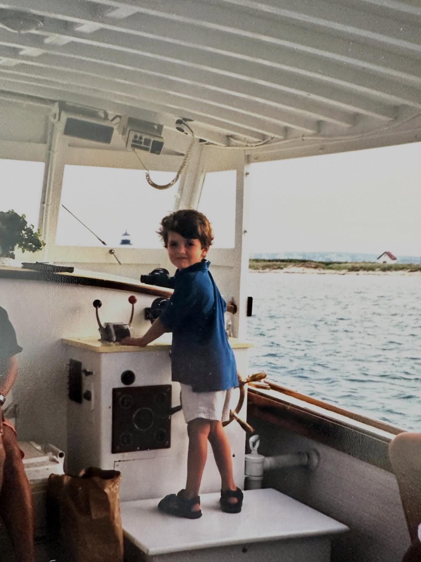 Happy Birthday Captain Alex! Fun fact: All the Perkins kids could drive a boat long before they could drive a car!