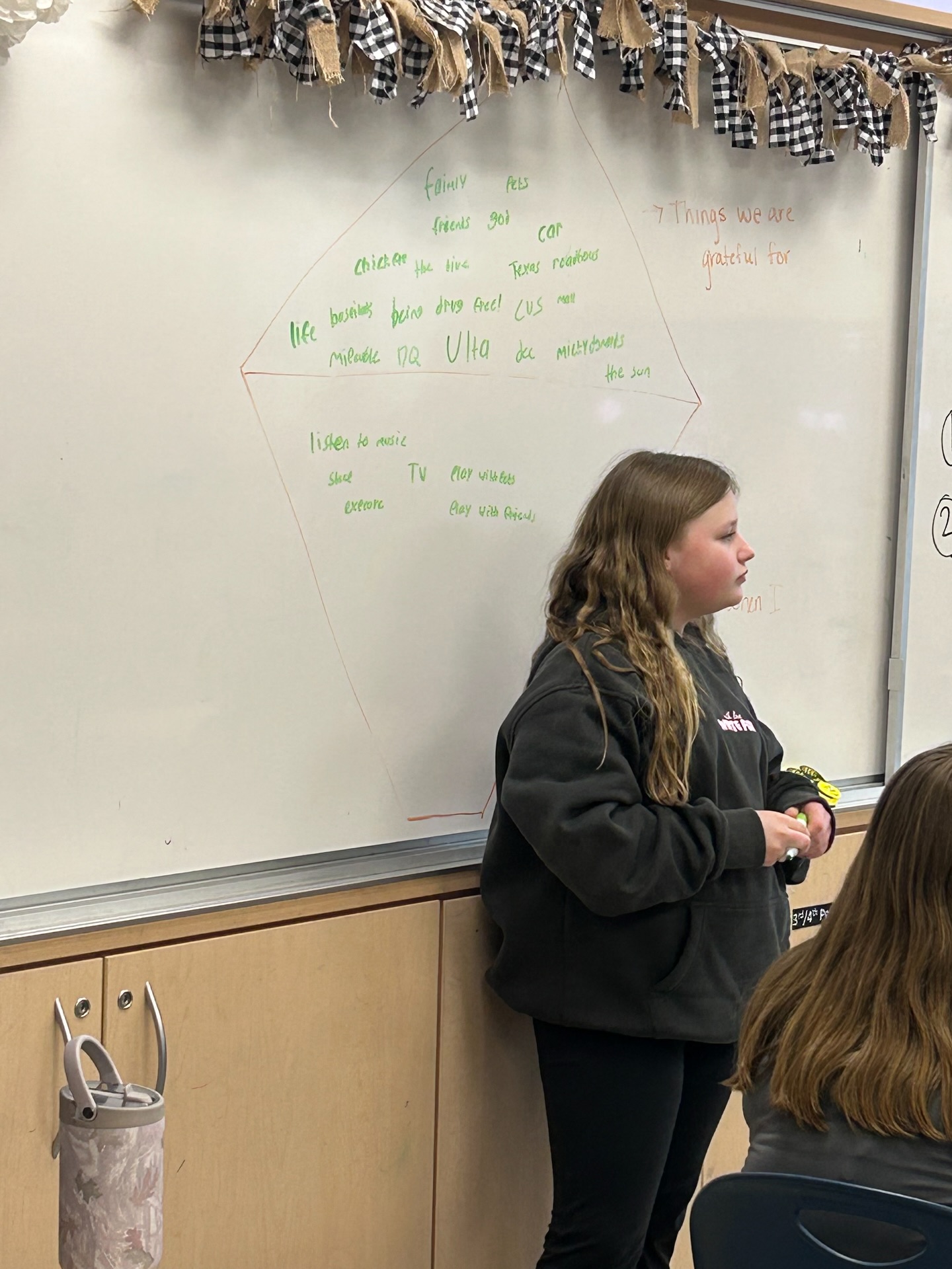 Some of our Gamechangers had a lesson with the 5th graders today! They went in to mrs holts homeroom to play charades and teach kids different ways to deal with stress such as: exercise, music, tv, etc. They did an amazing job!