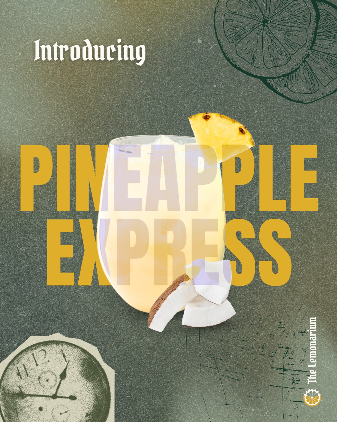 Meet Pineapple Express!✨🍍🥥
Where citrus takes a tropical escape!
#thelemonarium #cirtusdrinks #popupmarket #lemonade