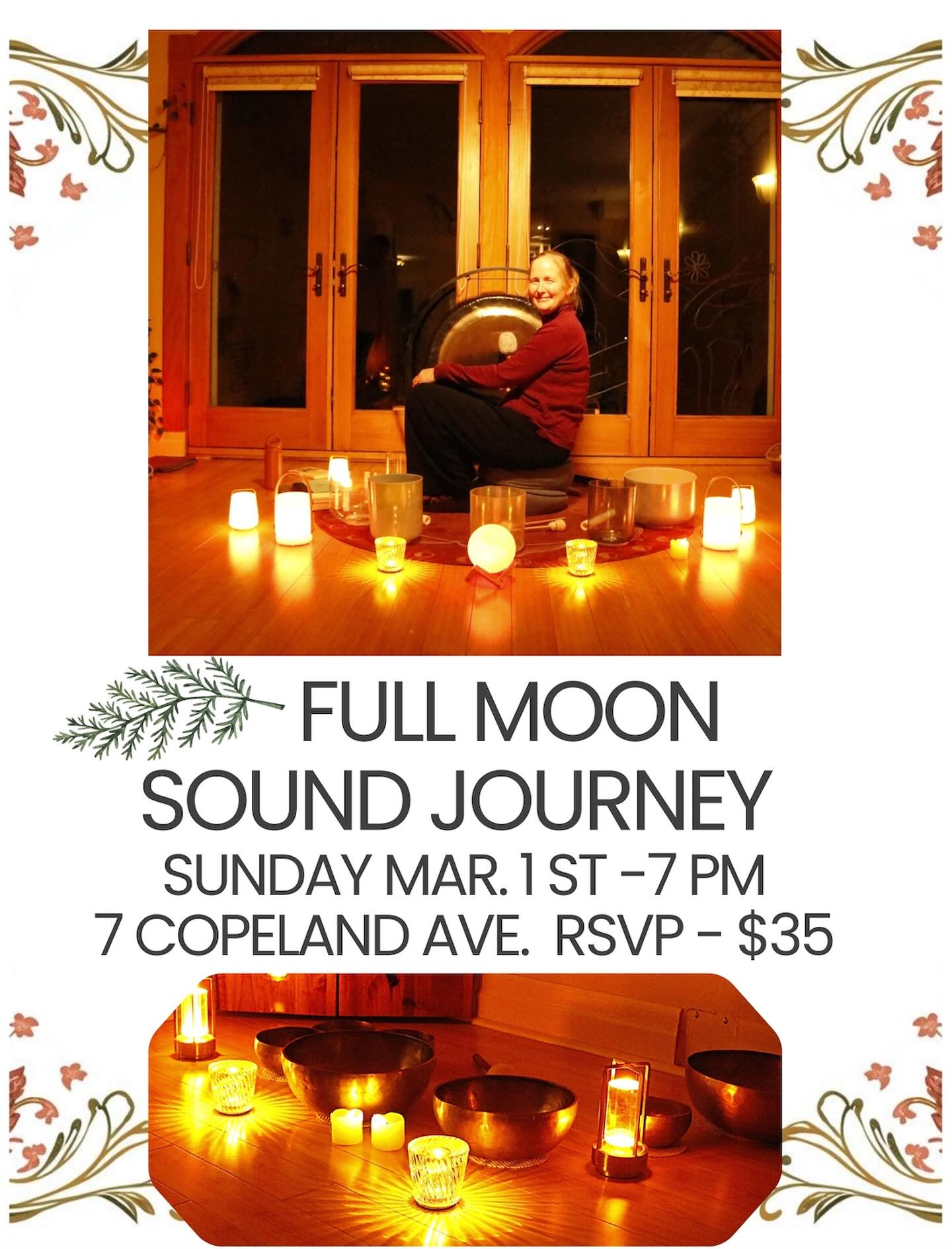 The Worm/Sap/Crow moon is almost full Sunday. Please RSVP by DM if you can join.