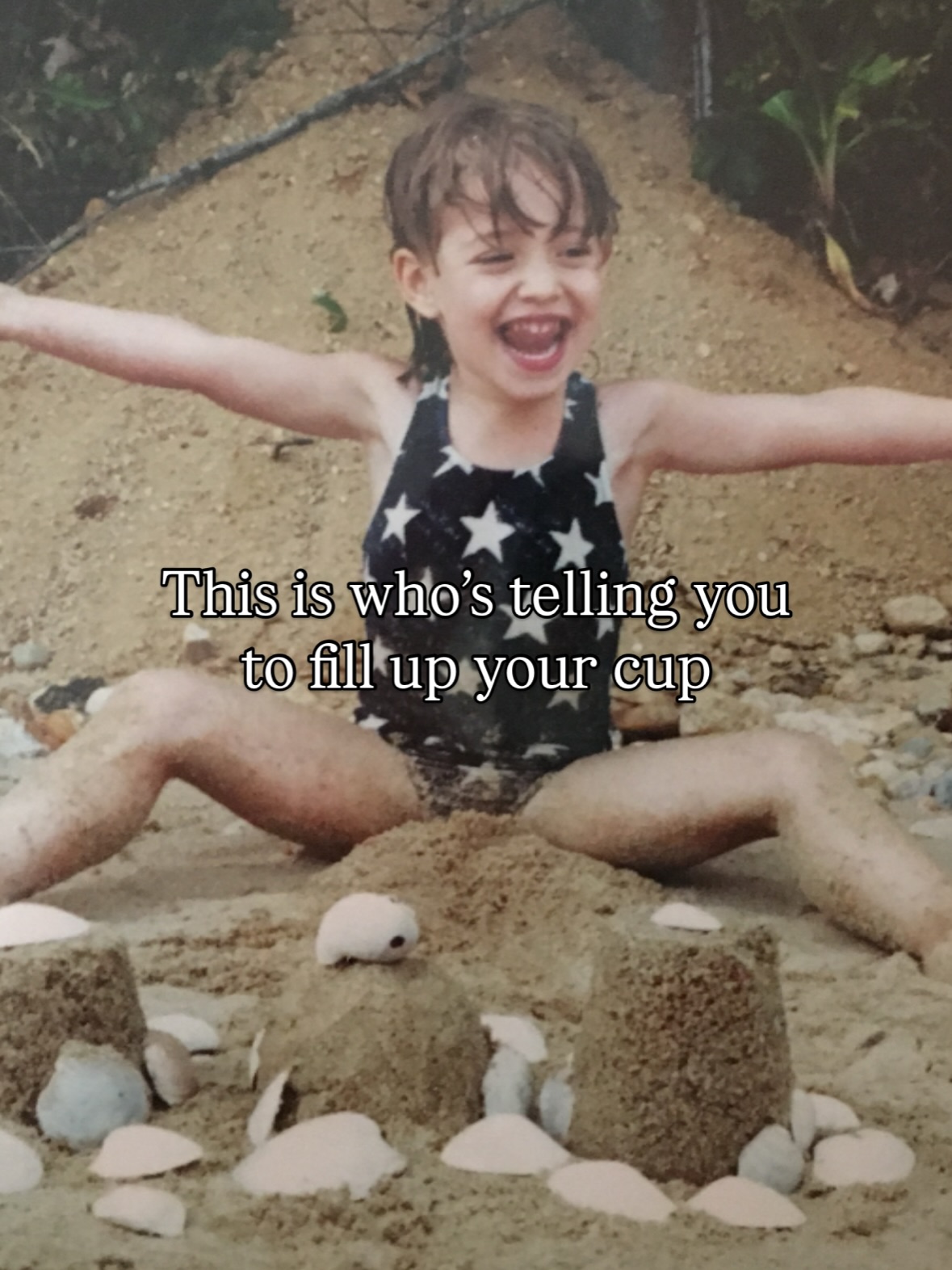 Little MCM reminding you to let that inner child out!!! If she only knew she would create Grata Wellness🥹🫶