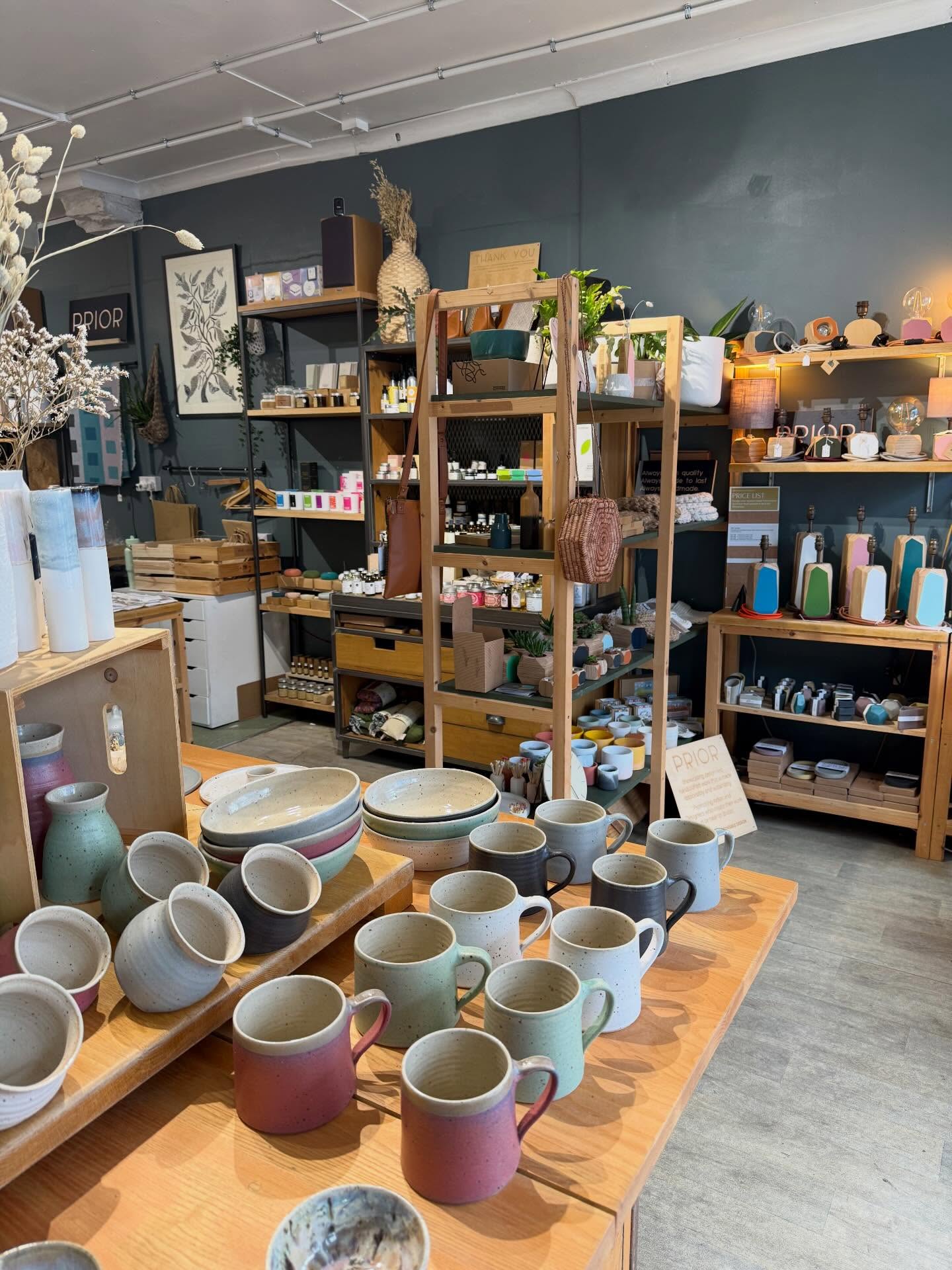 Took some mugs to the St George @priorshopbristol yesterday. I’m looking forward to many more restocking visits because they’ll involve a walk in the park, a browse in the great local shops, and a coffee from @thebristolloaf… it’s well worth a visit to Church Road! #priorshop #churchroadbristol #bs5 #bristolpottery