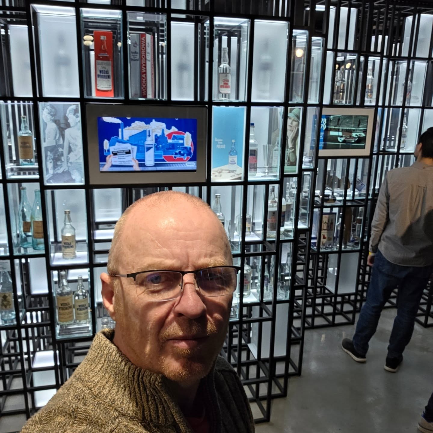 Learning about vodka in Warsaw