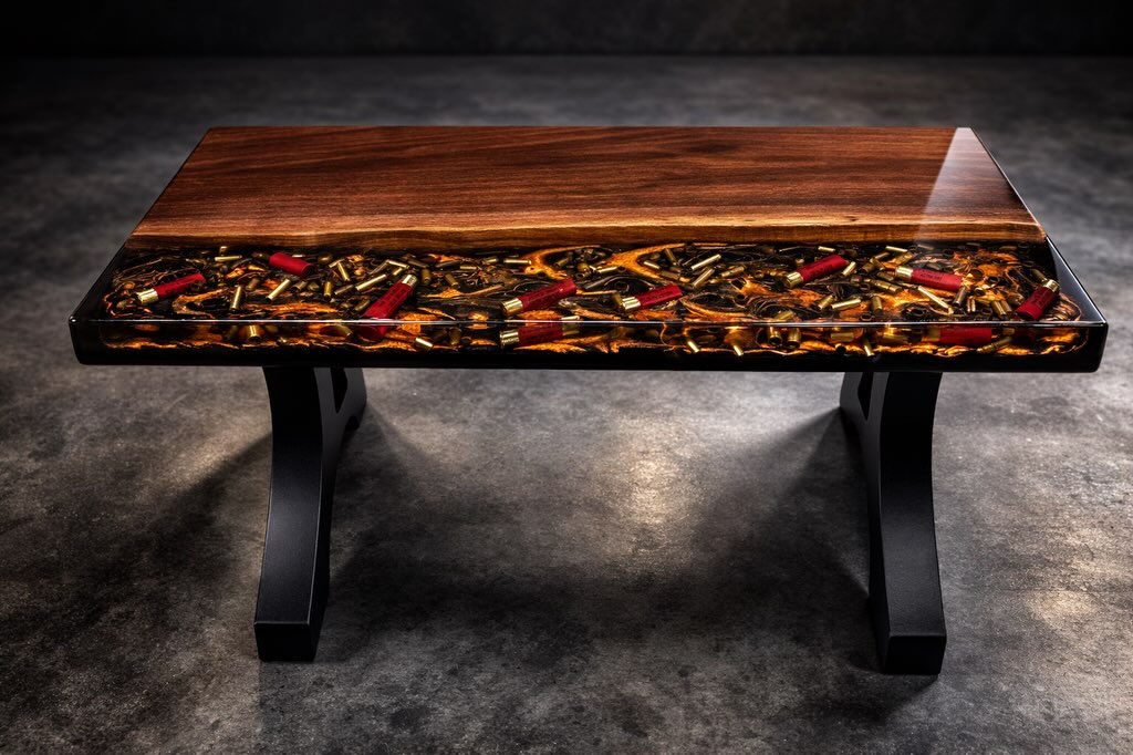 🔥 INTRODUCING: RHETT’S BULLET TABLE 🔥
Say hello to our newest legacy piece.
This bad boy comes in hot at 36” x 18” x 1.5” and packs heat from top to bottom.
Built using:
🪵 Black Walnut sourced from @stellasawmill
💎 Crystal-clear deep pour epoxy from @wisebondepoxy
🖤 Black powder-coated Wishbone legs from our friends at @flowyline_design
Every grain, pour, and detail was dialed in to create a table that’s bold, clean, and built A Cut Above. Whether you utilize it as a coffee table, bench, or just conversation starter—this one doesn’t whisper… it commands your attention.
⚡ One-of-a-kind
⚡ Locally sourced
⚡ Built to last
#custommade #customwoodwork #customeoodworking #fyp #asmr