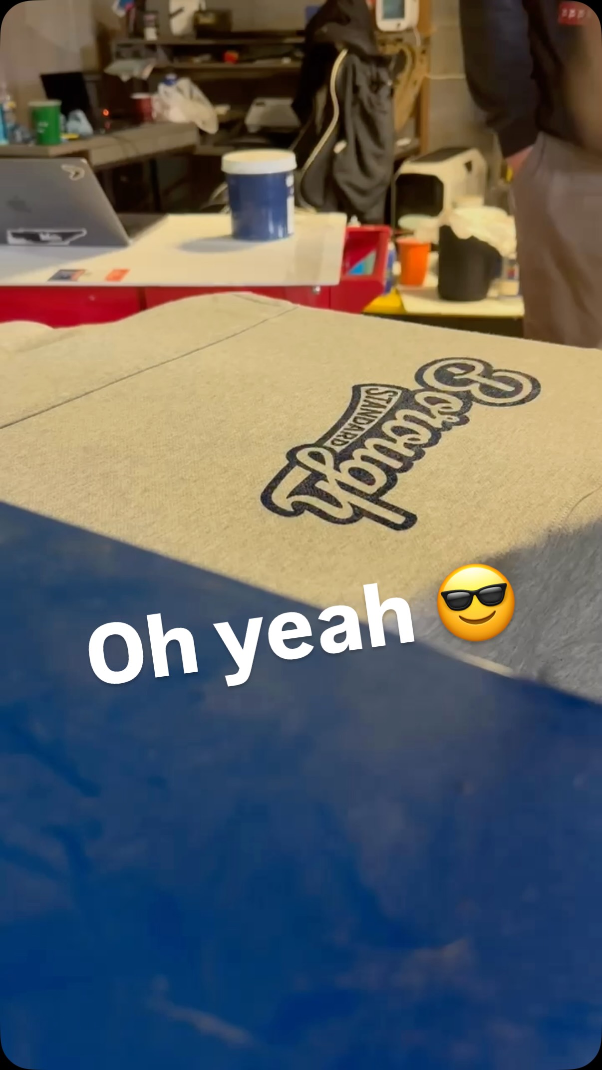 Fresh print coming your way 🦝😎 #boroughstandard #jonesboroughtn #smallbusiness #screenprinting