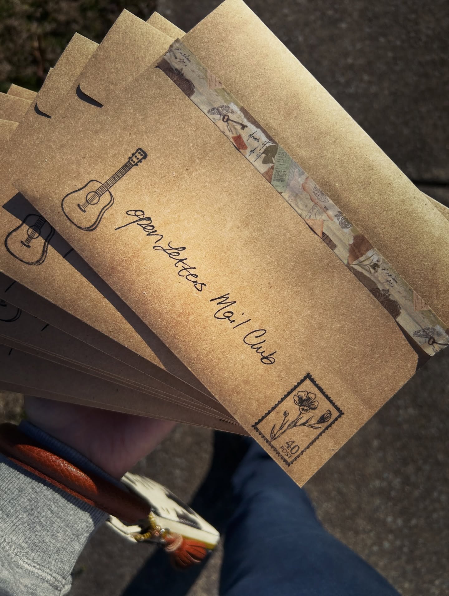 your letters are on the way! knowing that my songs are finding a life form in my poems & art and showing up in 17 mail boxes every month has given me a new sense of inspiration. best job ever 💛 if you want your own letter in March, sign ups are still open ✉️