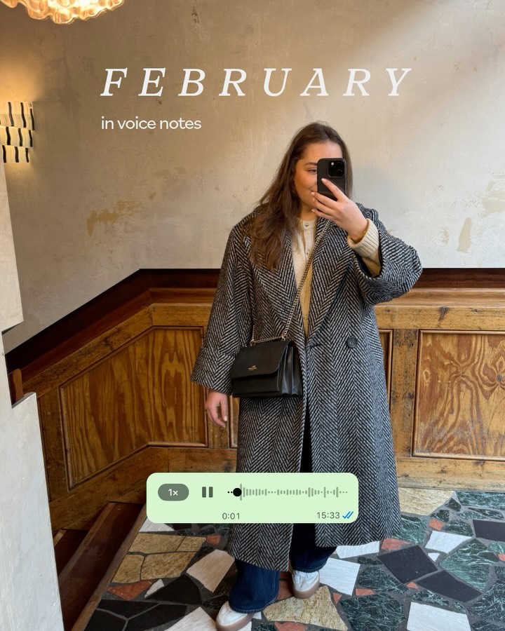 Anyone else feel like they don’t have much to show for February? This might be my most honest post to date 👀👀👀
P.S. apologies in advance to all voicenote haterzzzzz do feel free to scroll on.
Original creator: @brinda.ptl