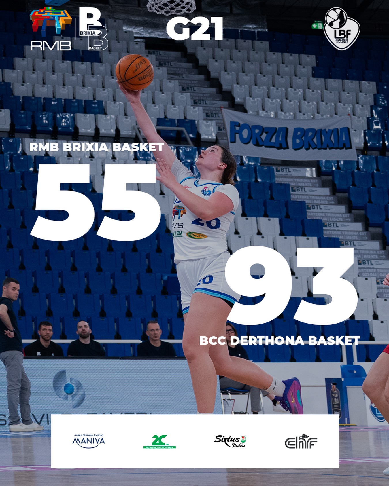 Partita difficile. Testa avanti. Unite.
#wearebrixia