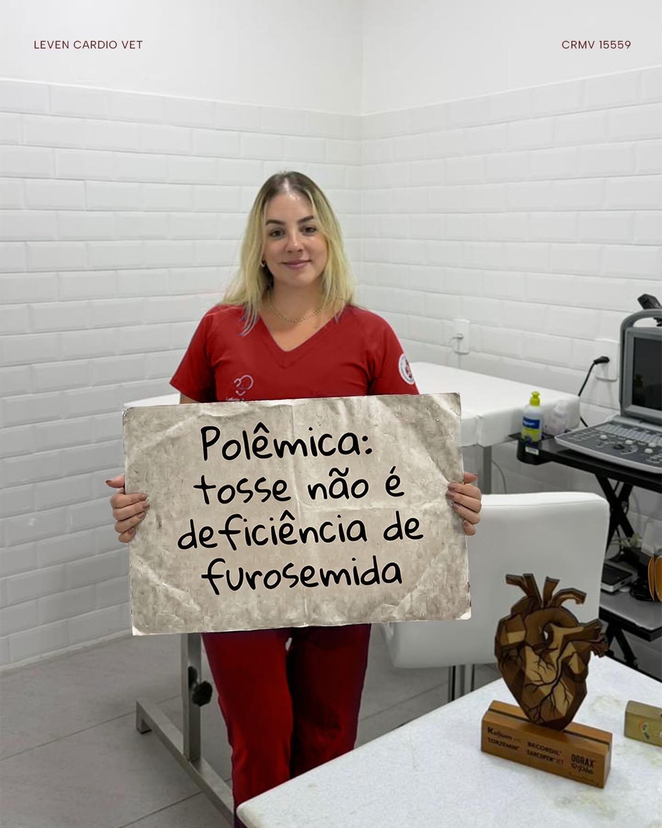 Tosse não é sinônimo de “coloca a furosemida”.
Essa é uma das confusões mais comuns na cardiologia veterinária.
Quando um paciente começa a tossir, muitos acreditam que o problema é, automaticamente, falta de diurético por doença cardíaca. Mas a tosse pode ter diferentes origens: colapso ou estenose traqueal, doenças respiratórias de origem pulmonar, dirofilariose, paralisia de laringe, cardiopatias e entre muitos outros diagnósticos.
Ajustar ou iniciar a furosemida sem avaliação pode mascarar o quadro, atrasar o diagnóstico correto e até trazer riscos desnecessários.
Em cardiologia, cada sintoma precisa de contexto. E cada ajuste precisa de critério.
E se o paciente já tem doença cardíaca diagnosticada e apresentou tosse ou mudança no padrão respiratório, não ajuste a medicação por conta própria. Procure avaliação especializada ou encaminhe para o cardiologista.
Coração não se trata no “achismo”. Se trata com precisão.