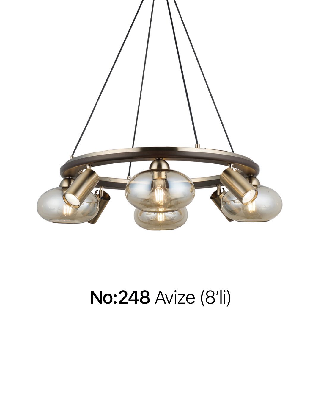 No:248 Avize (8'li)
Daha fazlası için online mağazamızı ziyaret edin. #dgaraj