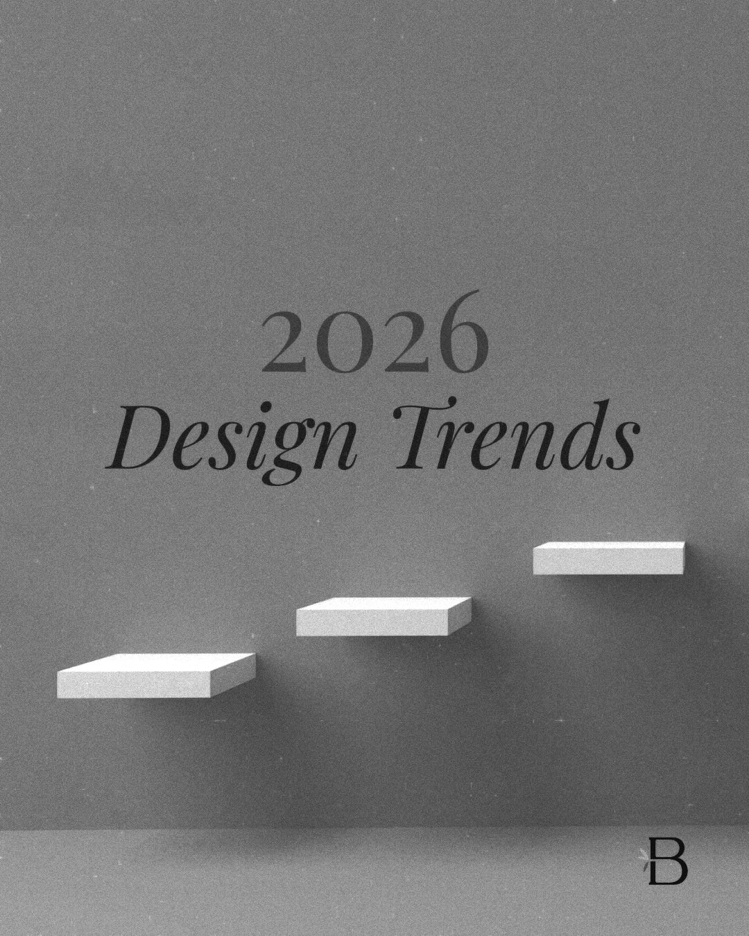 Design in 2026 is moving toward balance.
Color pallets are becoming more nature driven - deep blues, mineral greens, muted neutrals paired with typography that feels expressive yet controlled. Think high contrast serif + clean sans. Bold headlines, softened by fluid layout.
Brands are craving warmth, clarity, and emotional connection after years of overstimulation.
At BBD Studios we track these shifts early to help brands evolve without losing their core identity.
Save this trend report and follow us for what’s next - or check out our blog for more.