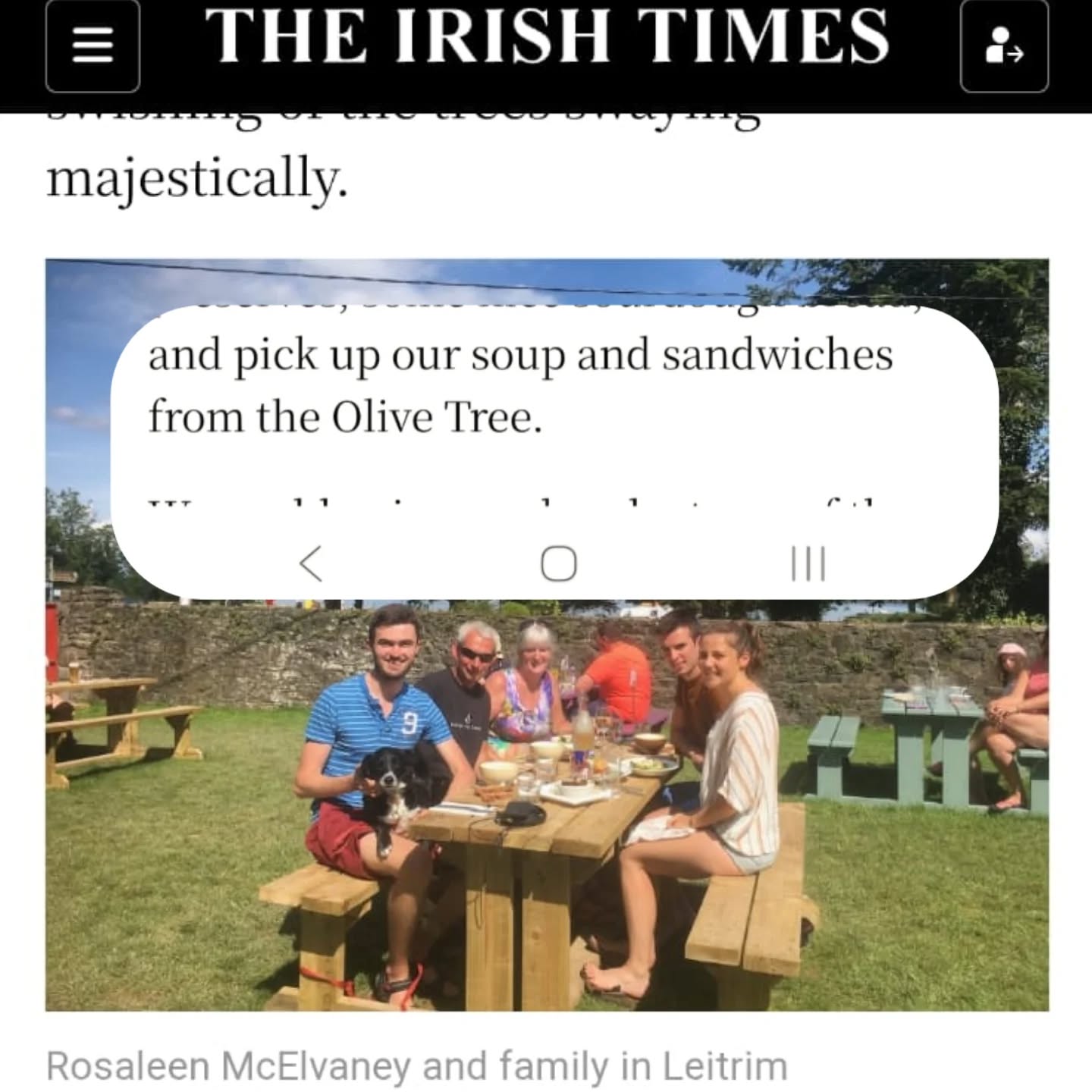 A lovely little surprise today - The Olive Tree got a mention in The Irish Times 🥳 The readers favourite food destinations around Ireland 🫶
As a small independent coffee shop we're incredibly grateful to be part of people's food stops and adventures.
Thank you to everyone who supports us every day 💚