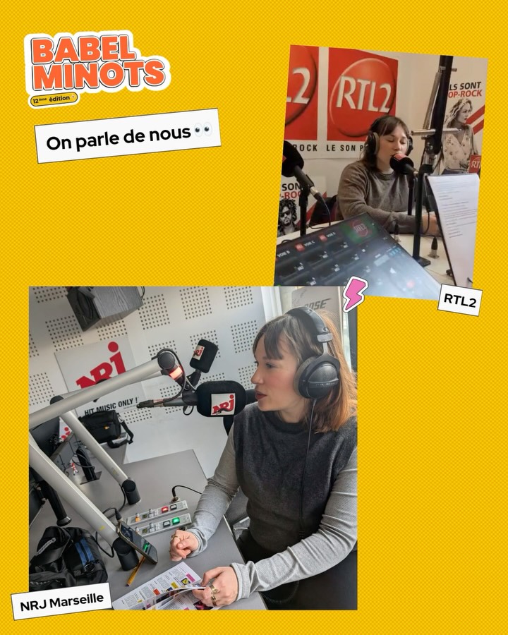 Ce matin on était sur les ondes de @nrjmarseille et @rtl2_marseille ! 📻
On parle de nous aussi dans la presse papier, on sent que le festival approche à grands pas ! 👀
Merci @agence_biiip_barbara